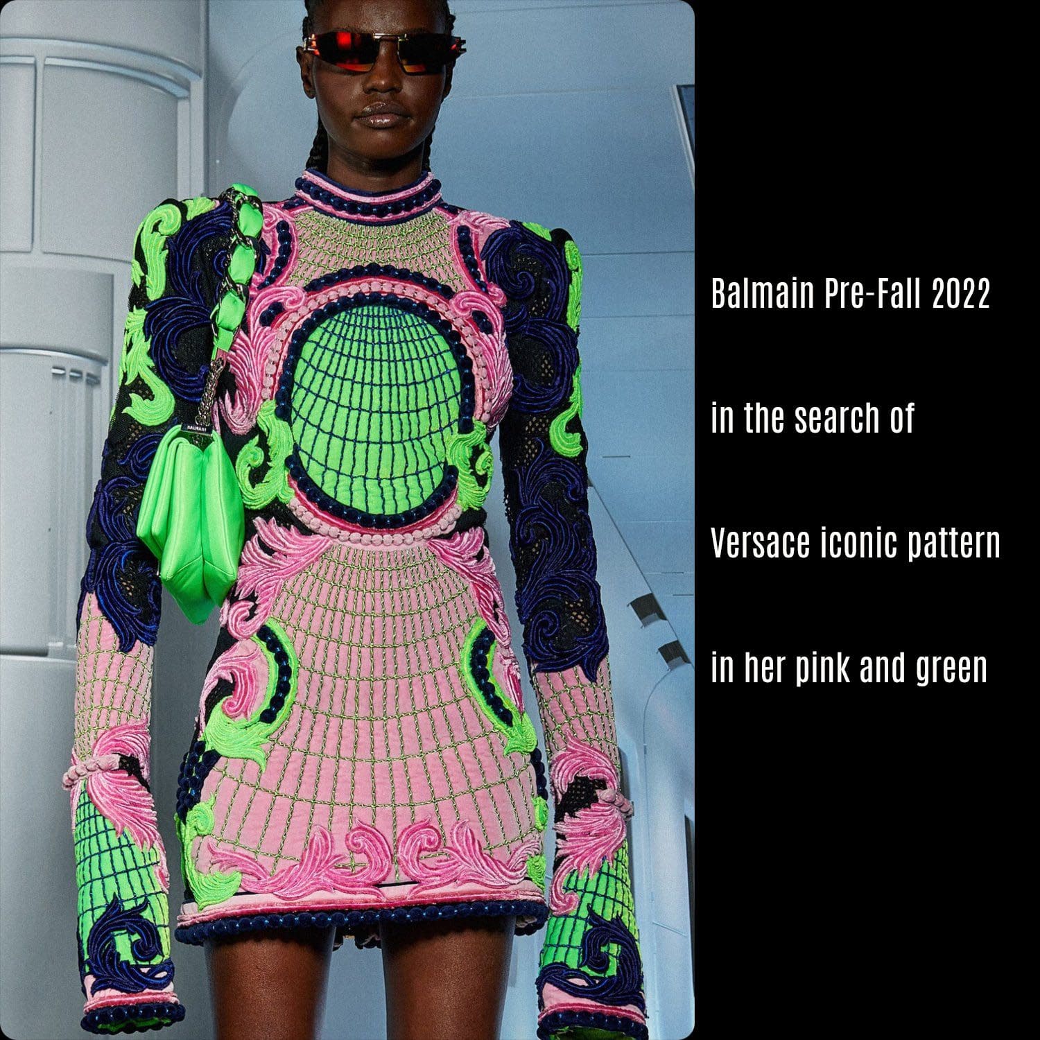 Balmain 2022 早秋与 Versace 标志性图案 RUNWAY 杂志