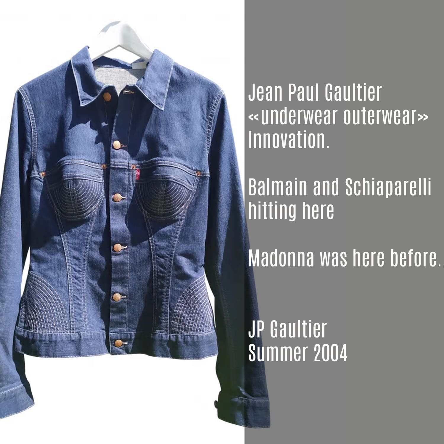Jean Paul Gaultier 内衣外衣创新 2004 by RUNWAY 杂志
