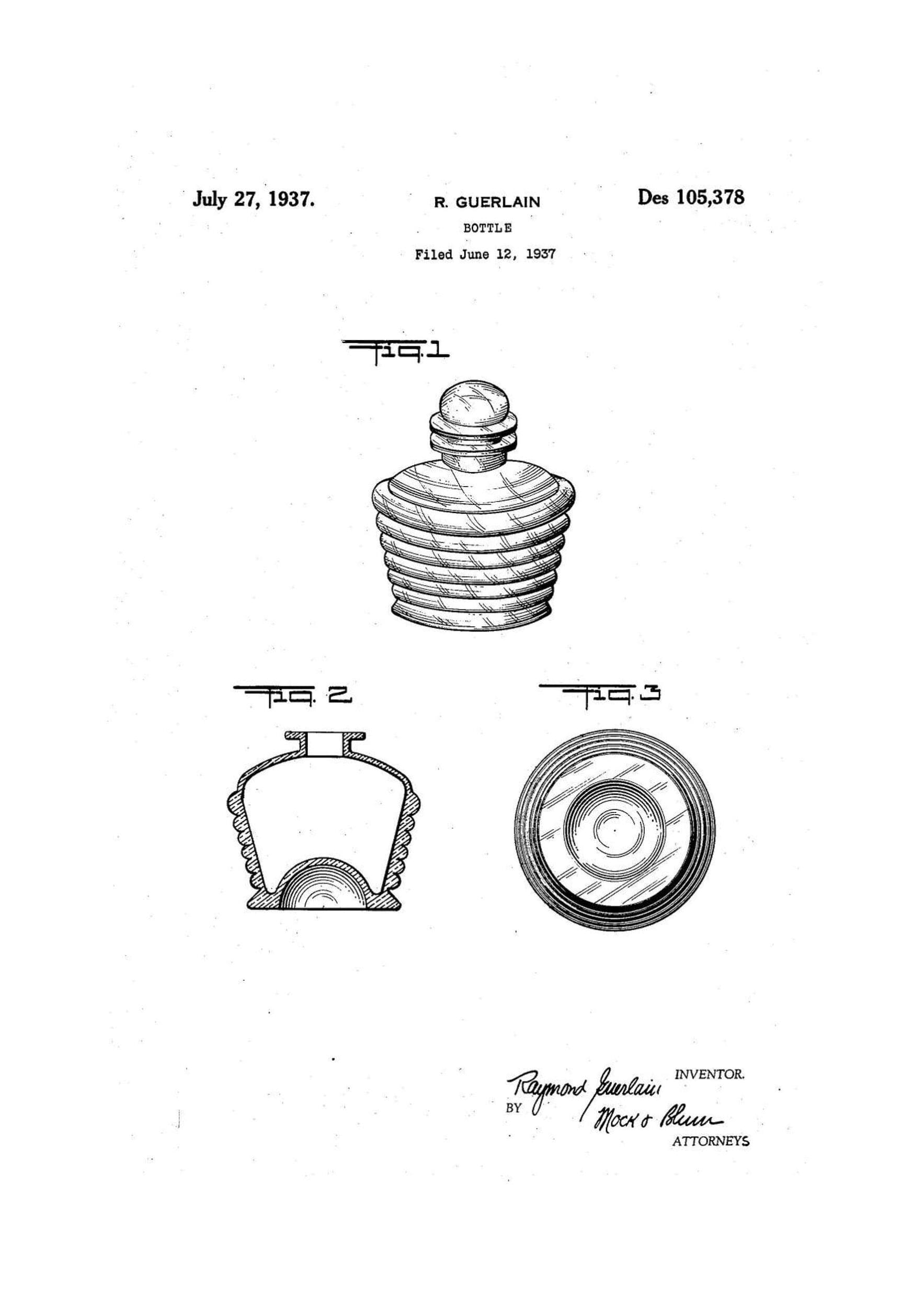 USPTO - Registros de patentes de Guerlain 1926-1938