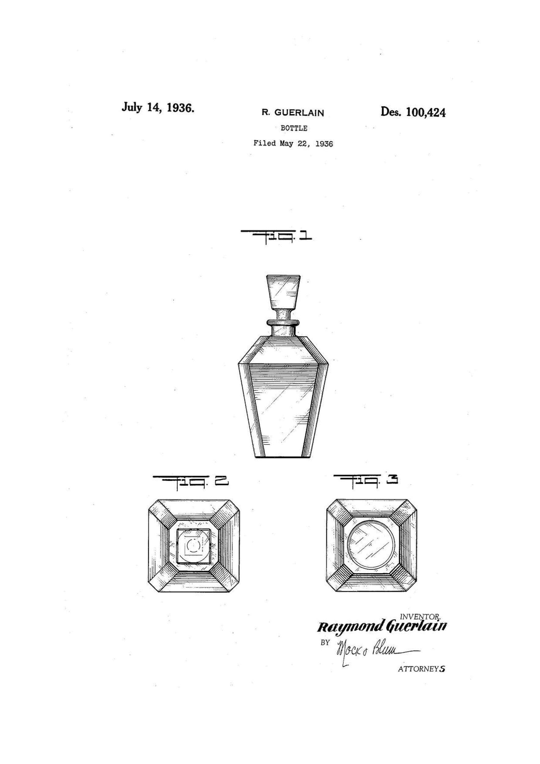 USPTO - Registros de patentes de Guerlain 1926-1938