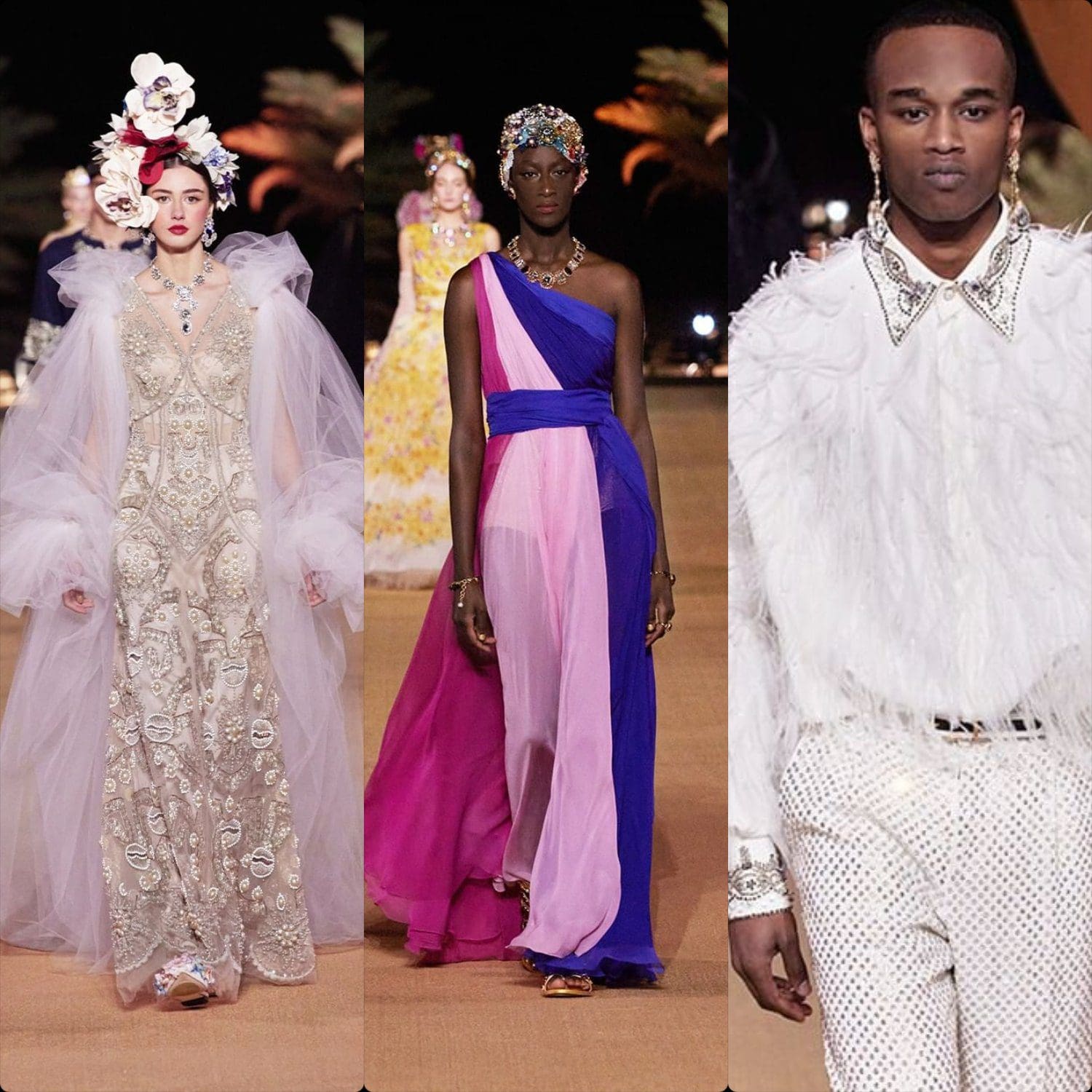 Dolce Gabbana Alta Moda e Alta Sartoria - AlUla Arábia Saudita por RUNWAY MAGAZINE