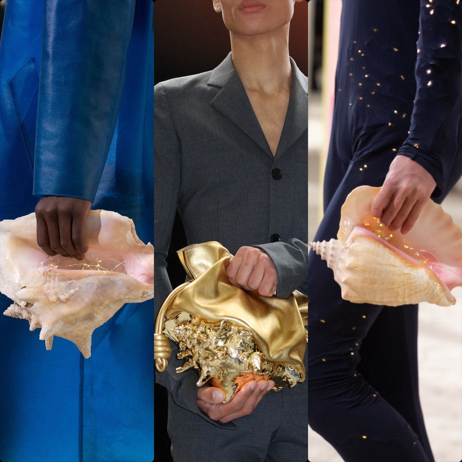 Sacs coquille Loewe Automne Hiver 2022-2023 par RUNWAY MAGAZINE