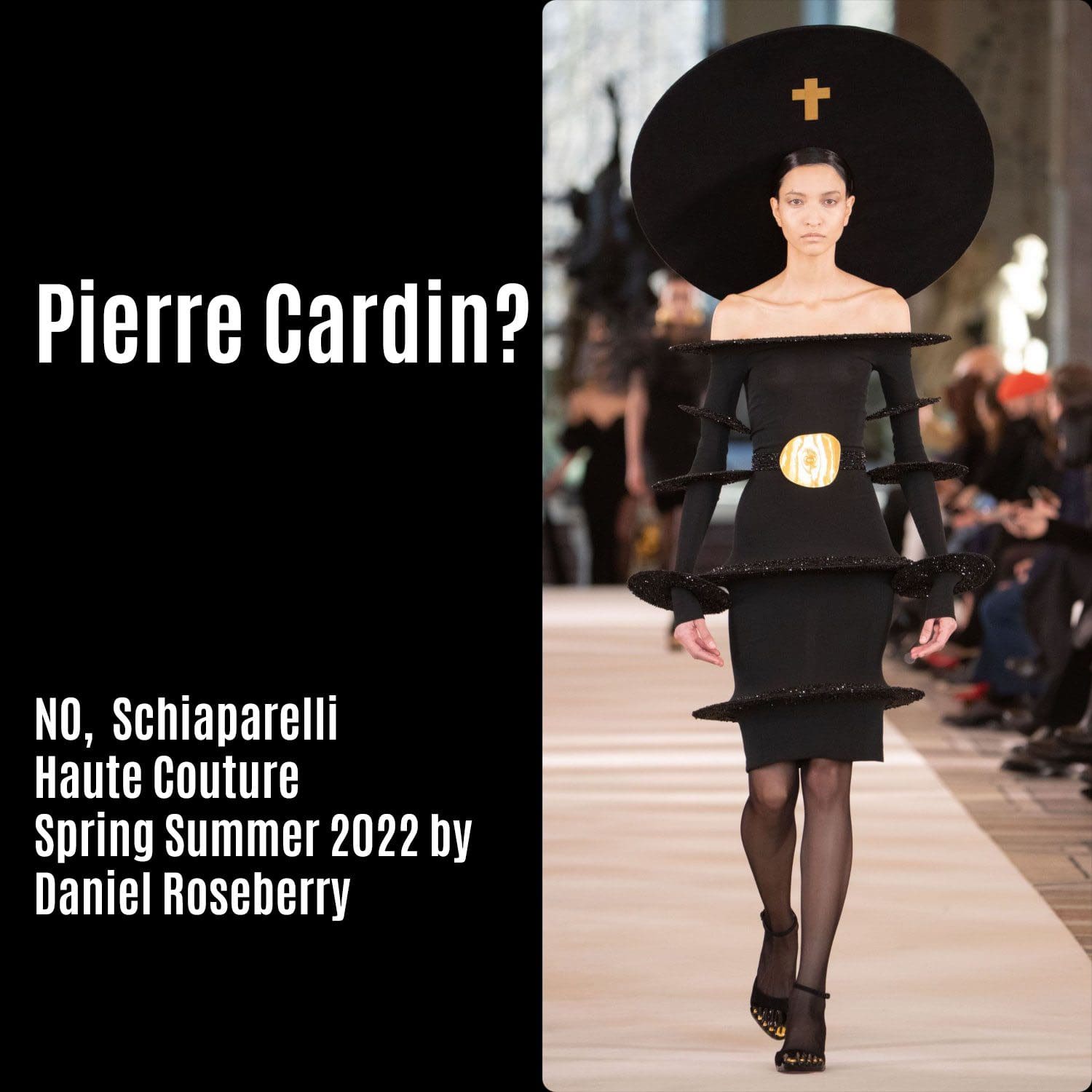 Пьер Карден перекликается с Daniel Roseberry для Schiaparelli HC Spring Summer 2022