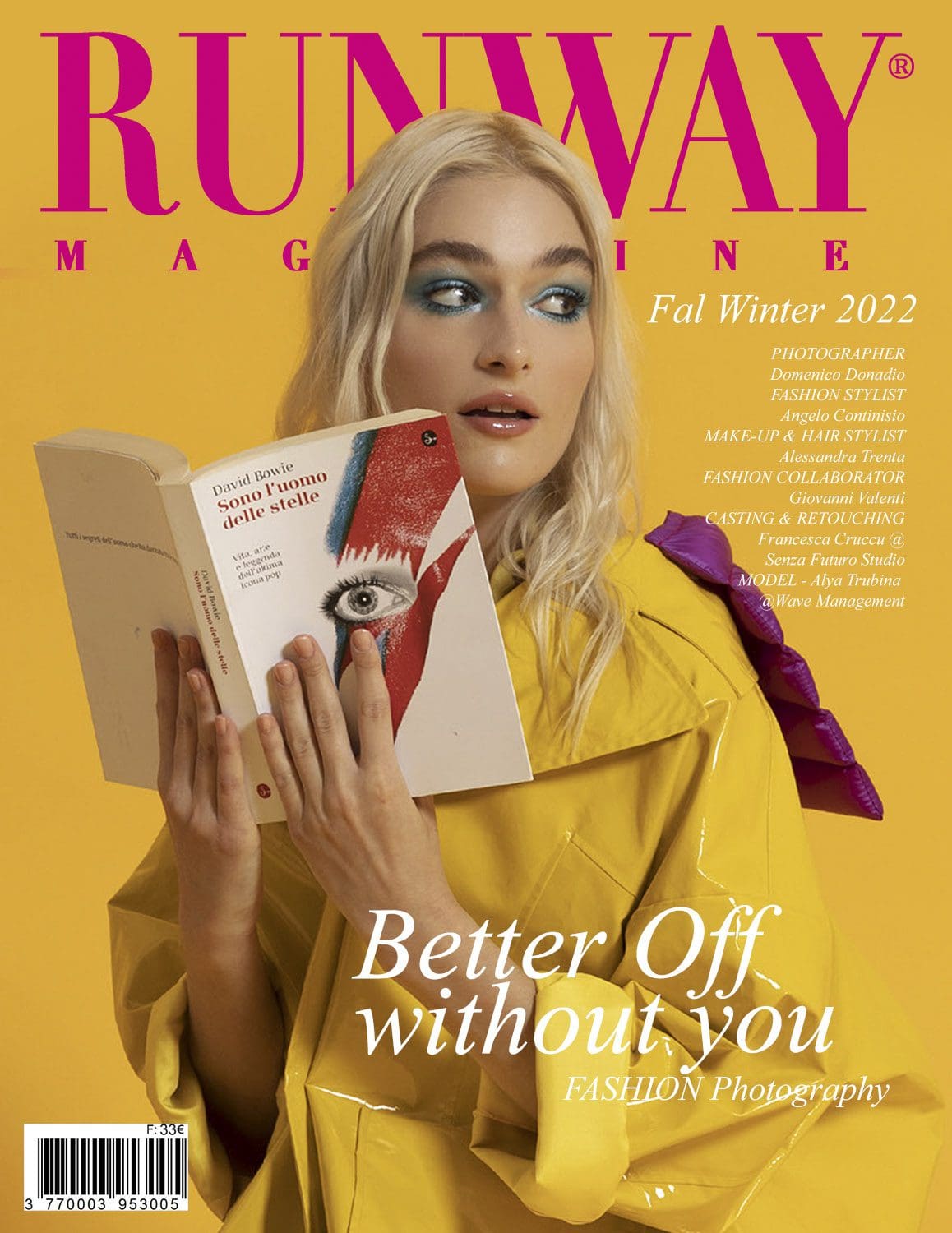 RUNWAY 2022 Magazine issue Fotografia di moda autunno 2022