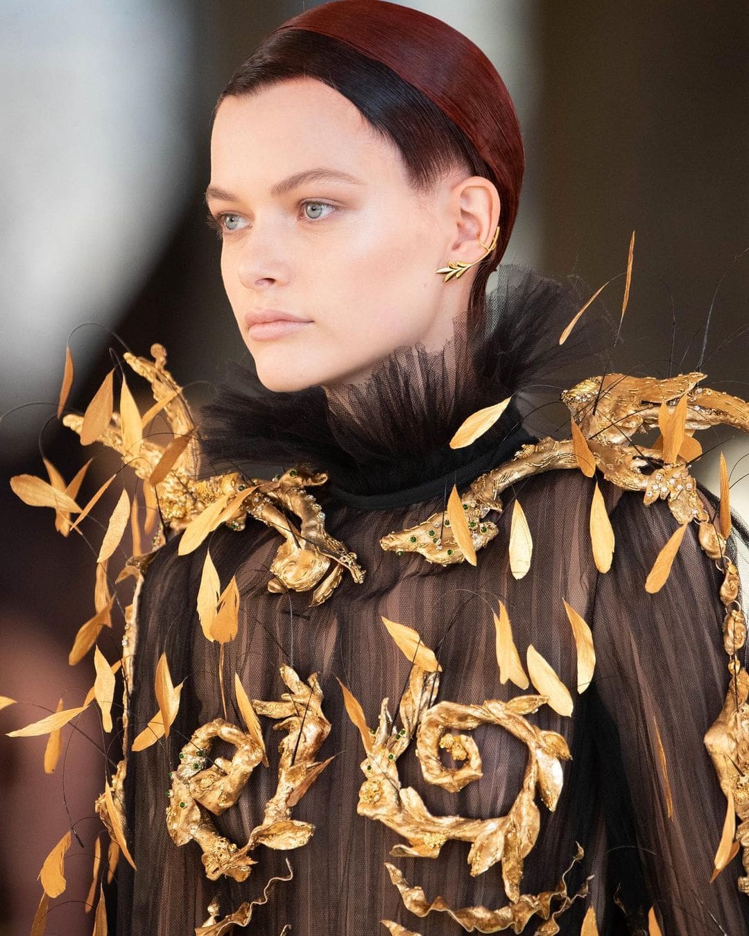 Schiaparelli Haute Couture Spring Summer 2022 Close Up Details by RUNWAY MAGAZINE