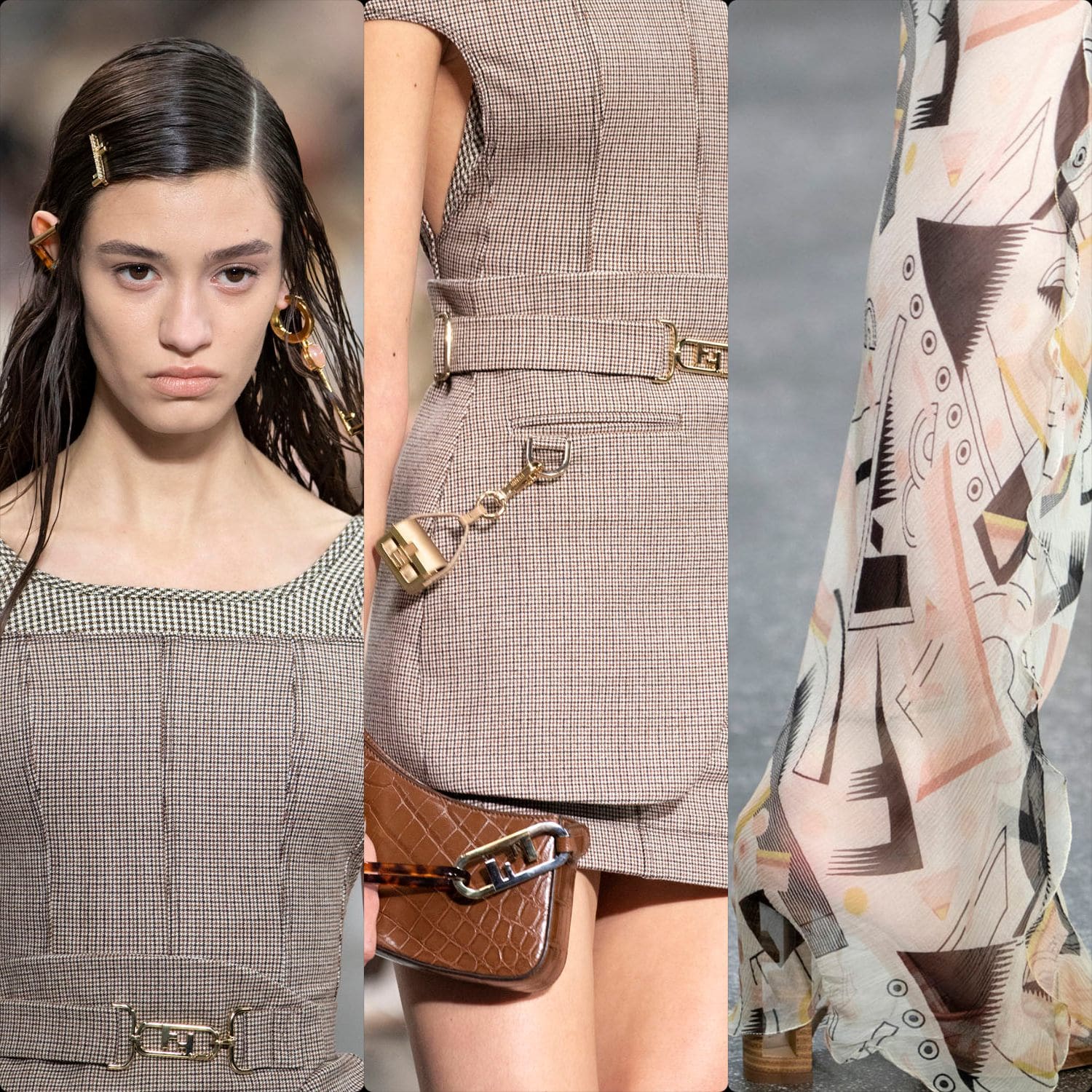 Fendi 2022-2023 秋冬特写细节配饰 Runway 杂志