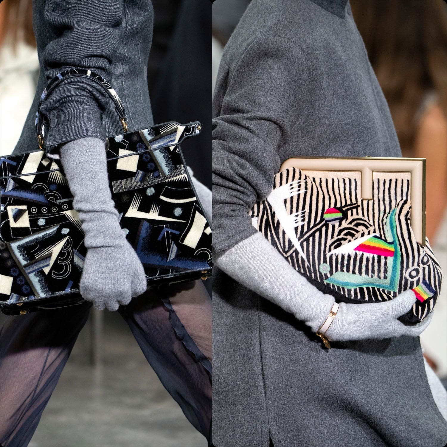 Fendi 2022-2023 秋冬特写细节配饰 Runway 杂志
