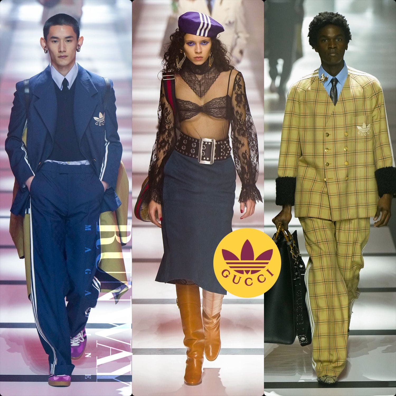 Gucci x Adidas Automne 2022-2023 Runway Magazine