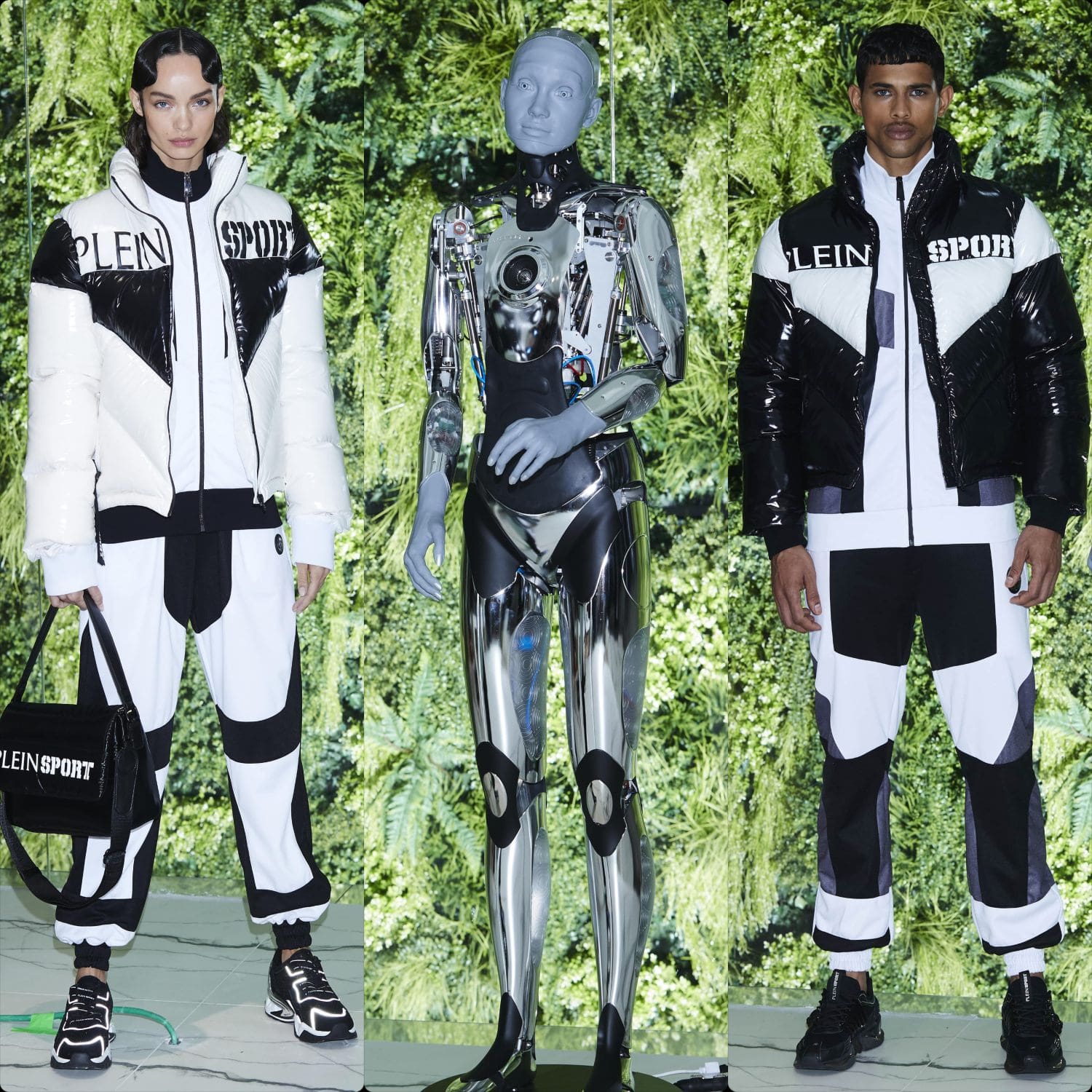 Plein Sport Outono 2022 primeira coleção NFT Milan Runway revista