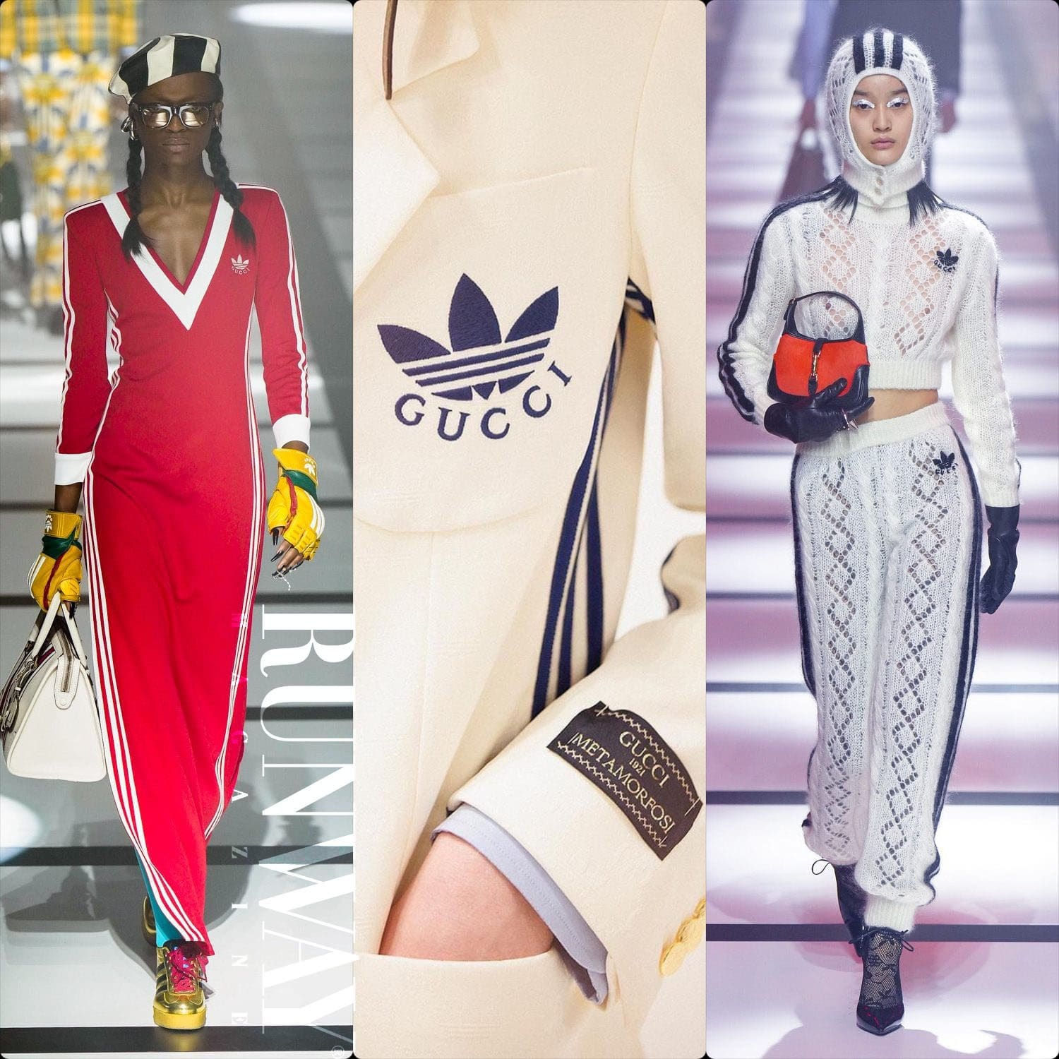 Gucci x Adidas Automne 2022-2023 Runway Magazine