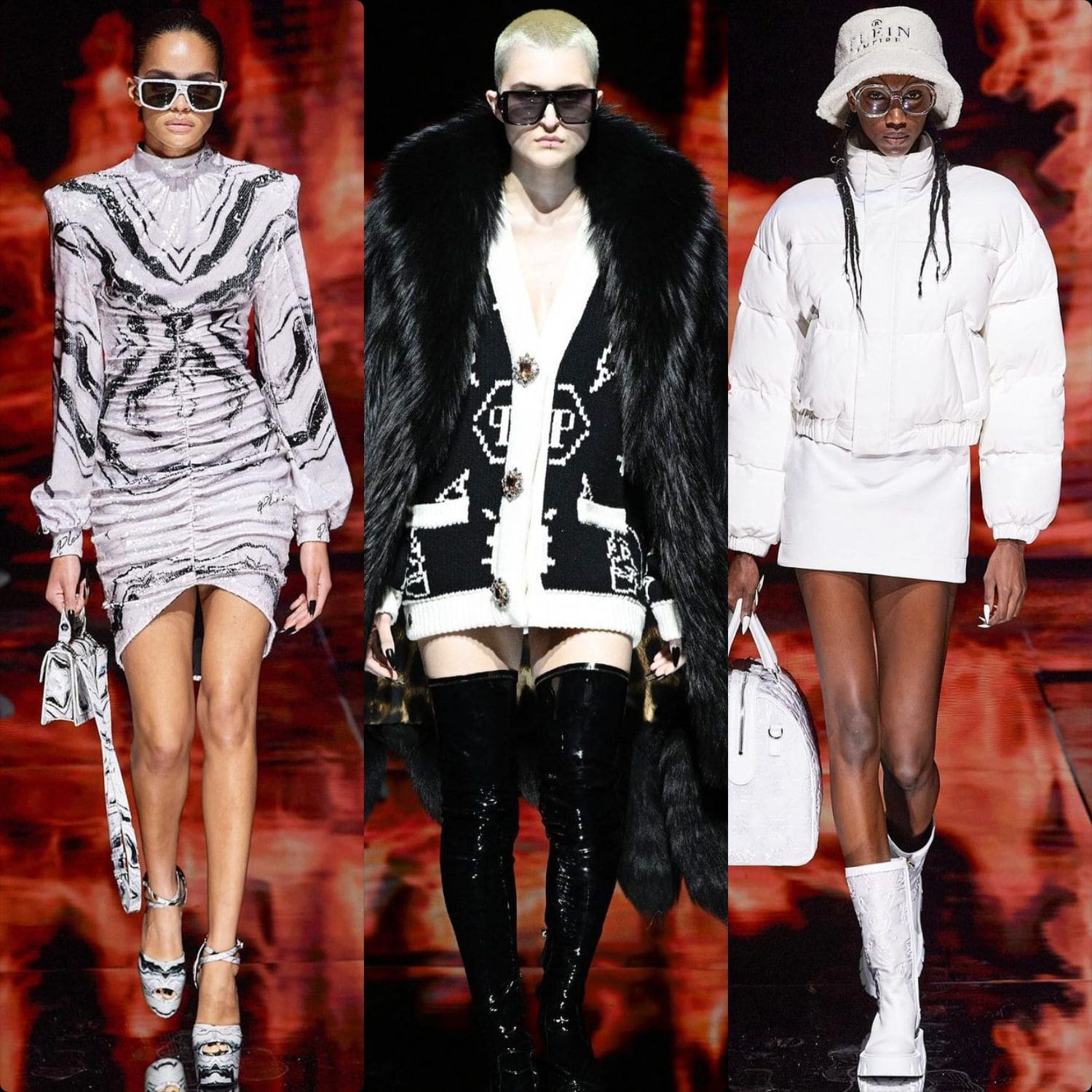 Philipp Plein outono inverno 2022-2023 Milão Runway revista