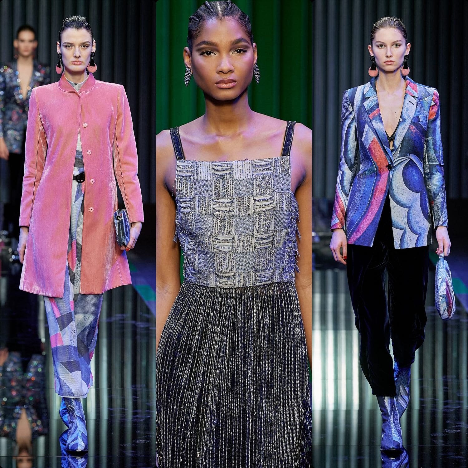 Giorgio Armani outono inverno 2022-2023 Milão Runway revista