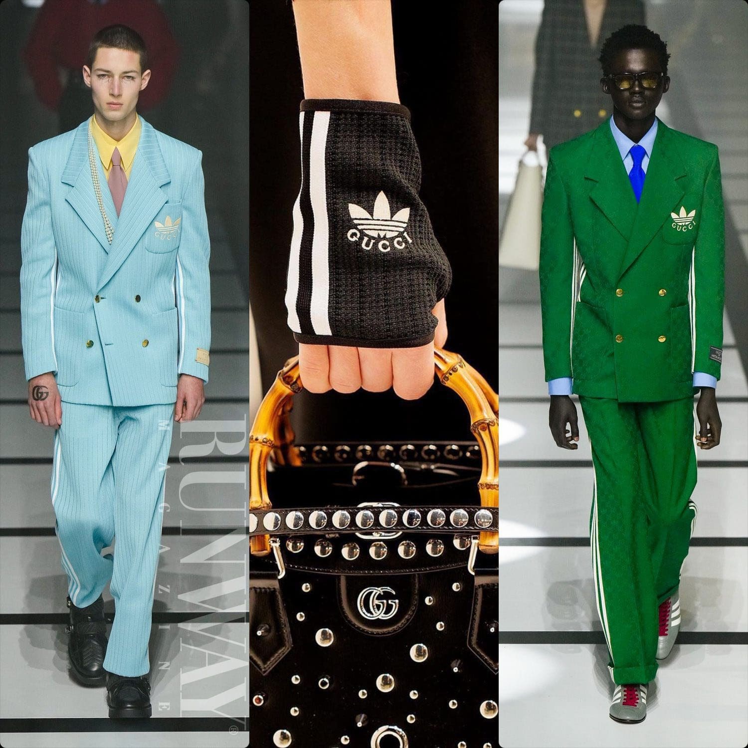 Gucci x Adidas Automne 2022-2023 Runway Magazine