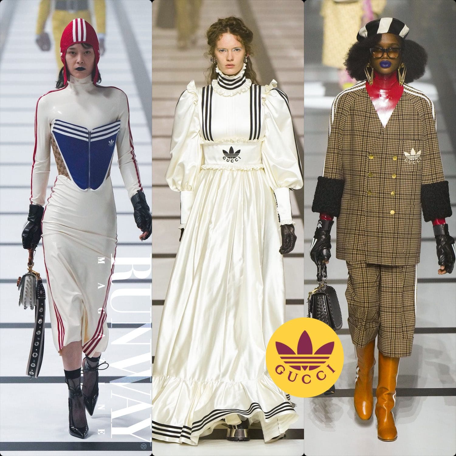 Gucci x Adidas Automne 2022-2023 Runway Magazine