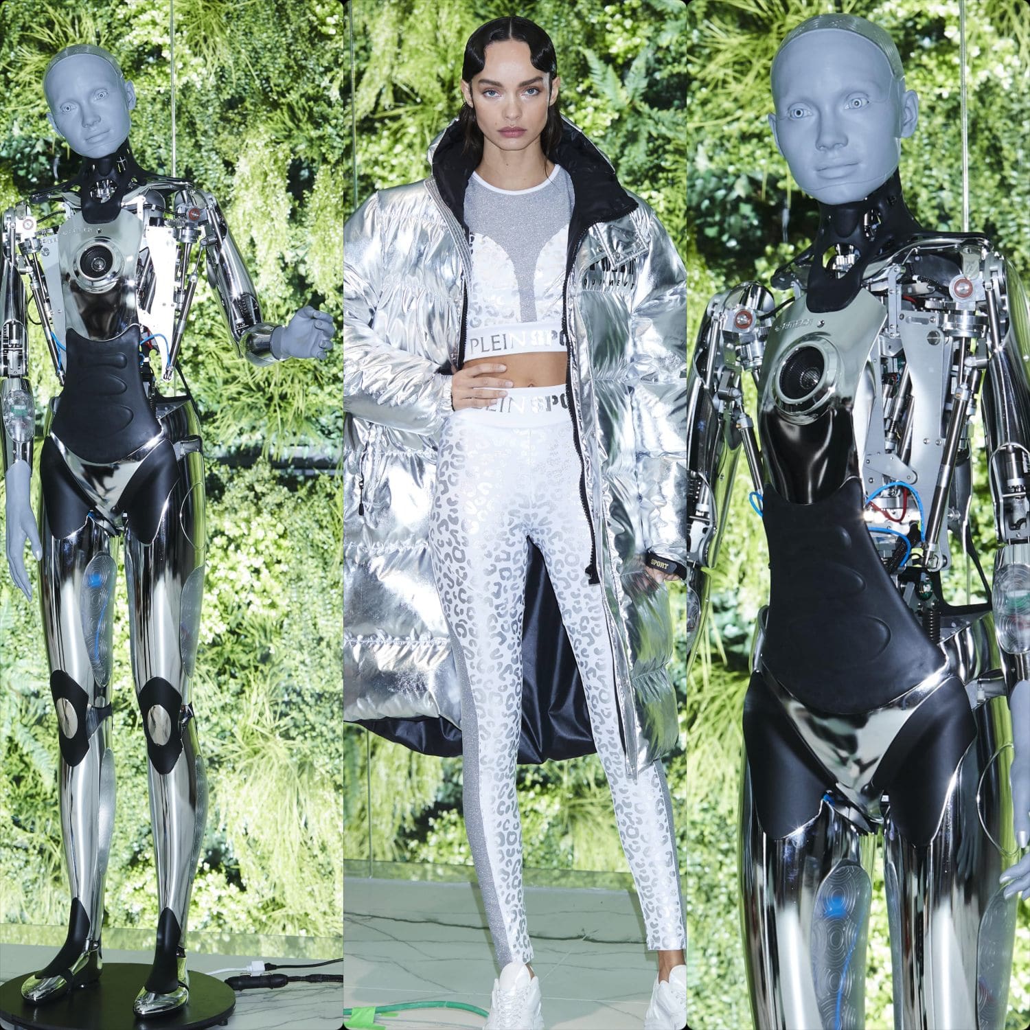 Plein Sport Outono 2022 primeira coleção NFT Milan Runway revista