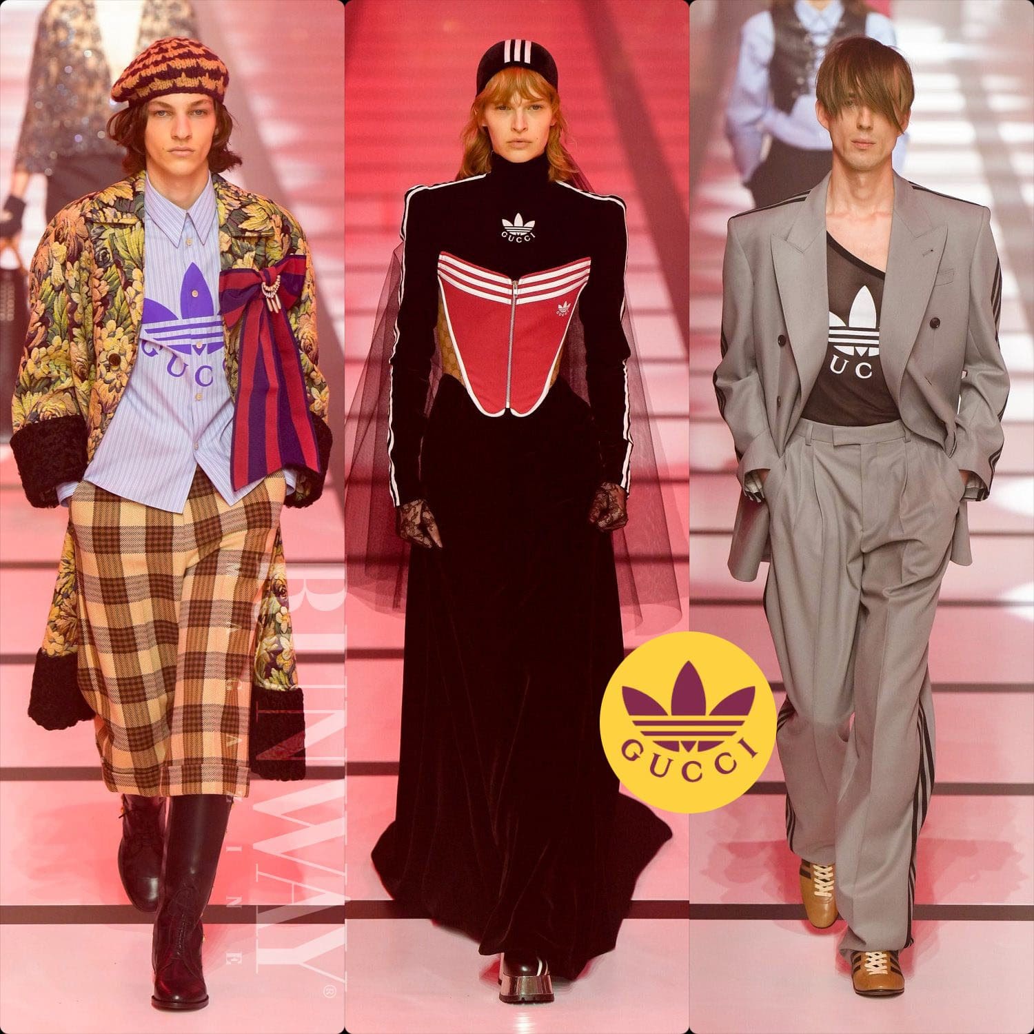 Gucci x Adidas Automne 2022-2023 Runway Magazine