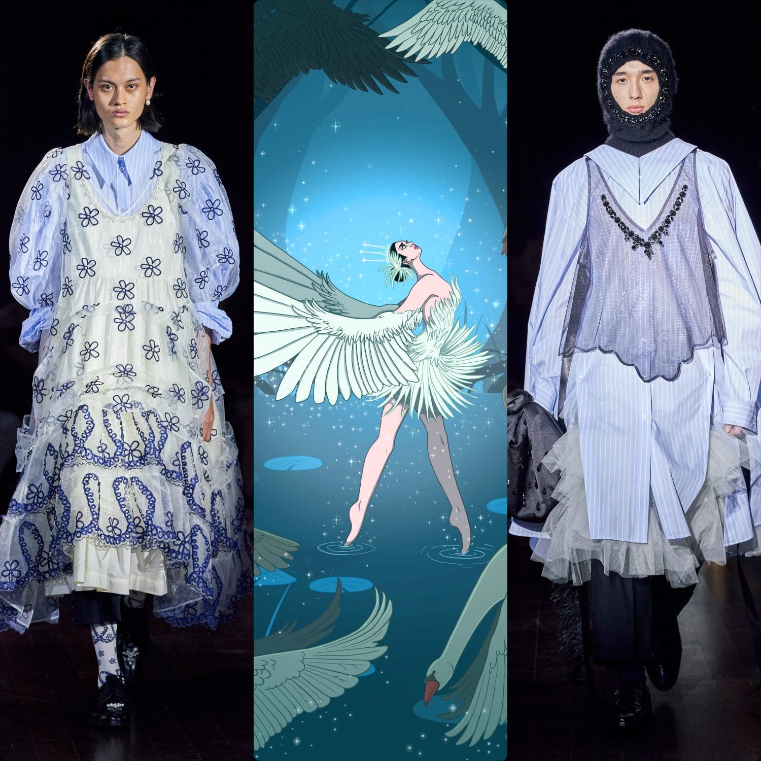 シモン・ロッチャ2022-2023年秋冬ロンドン RUNWAY マガジン