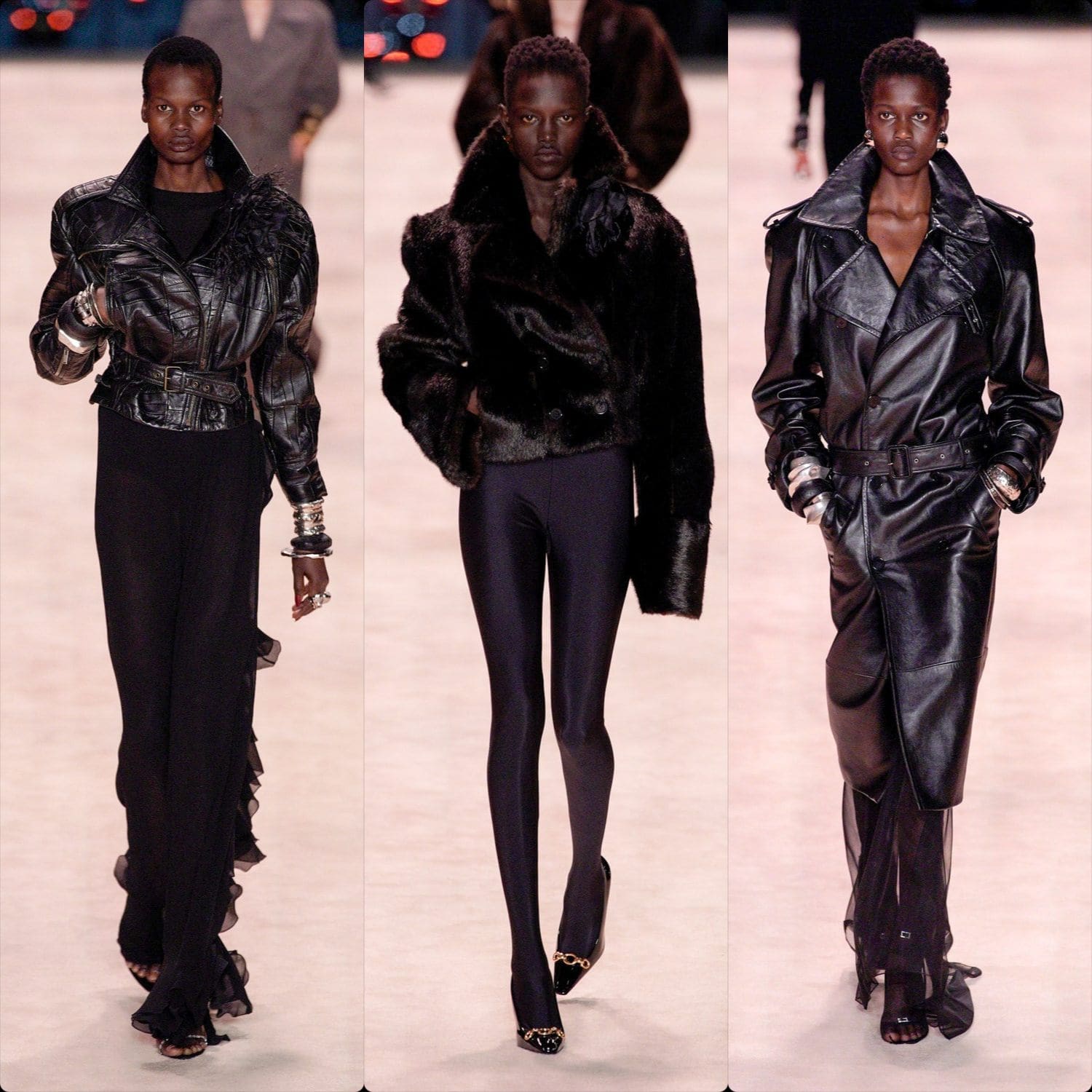 Saint Laurent Outono Inverno 2022-2023 Paris Runway revista