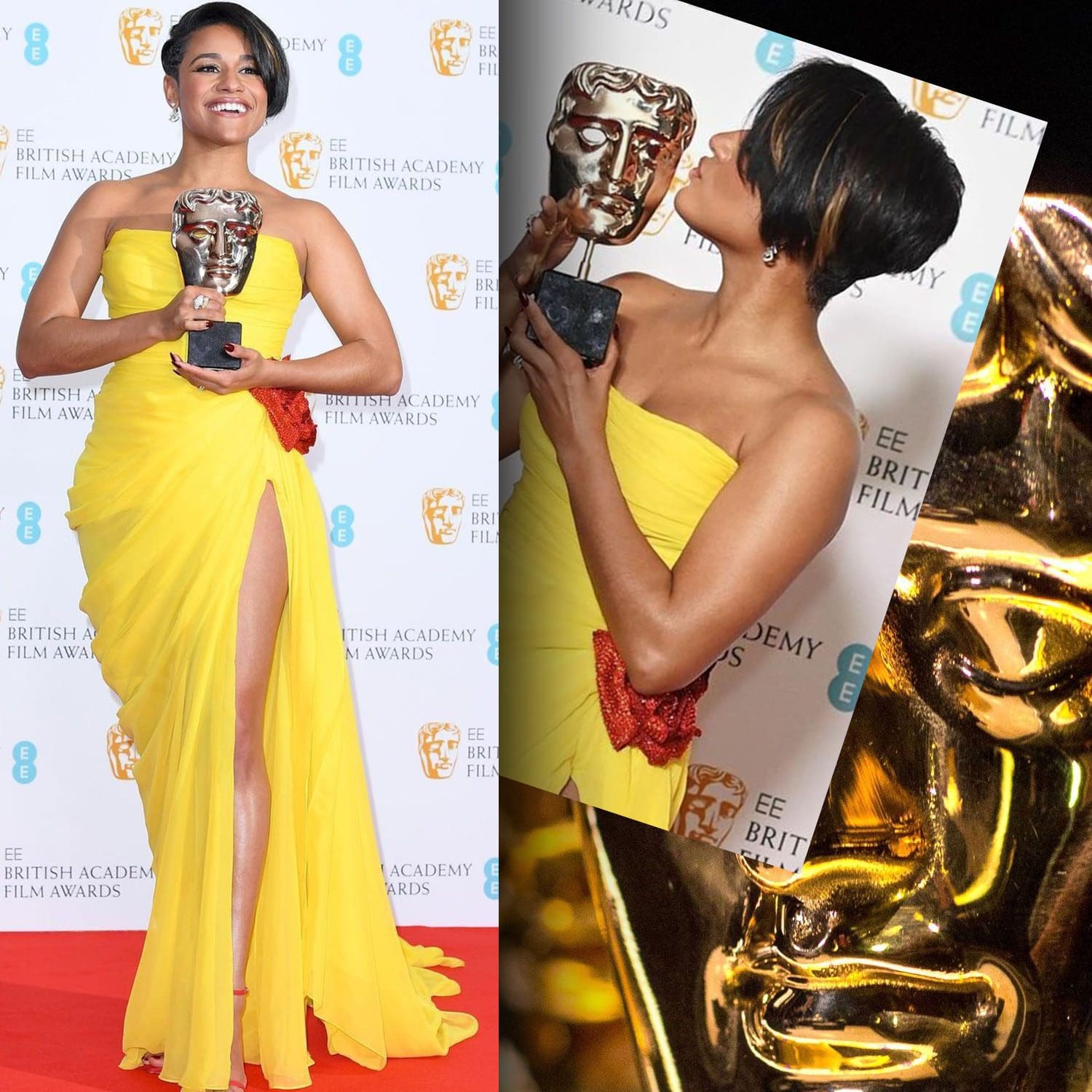 Ariana Debose en Oscar de la Renta en los Premios BAFTA 2022 por RUNWAY REVISTA