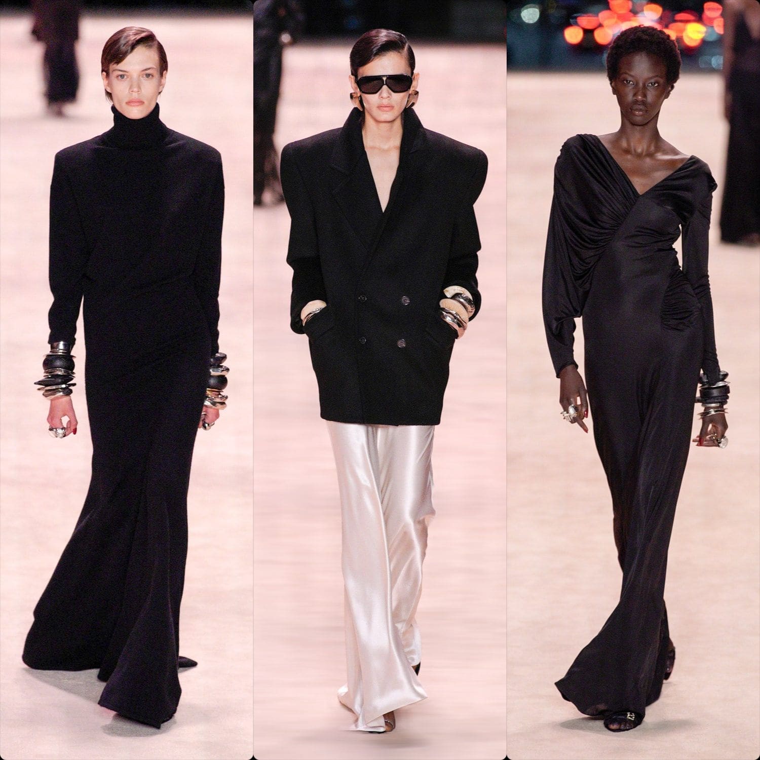 Saint Laurent Outono Inverno 2022-2023 Paris Runway revista