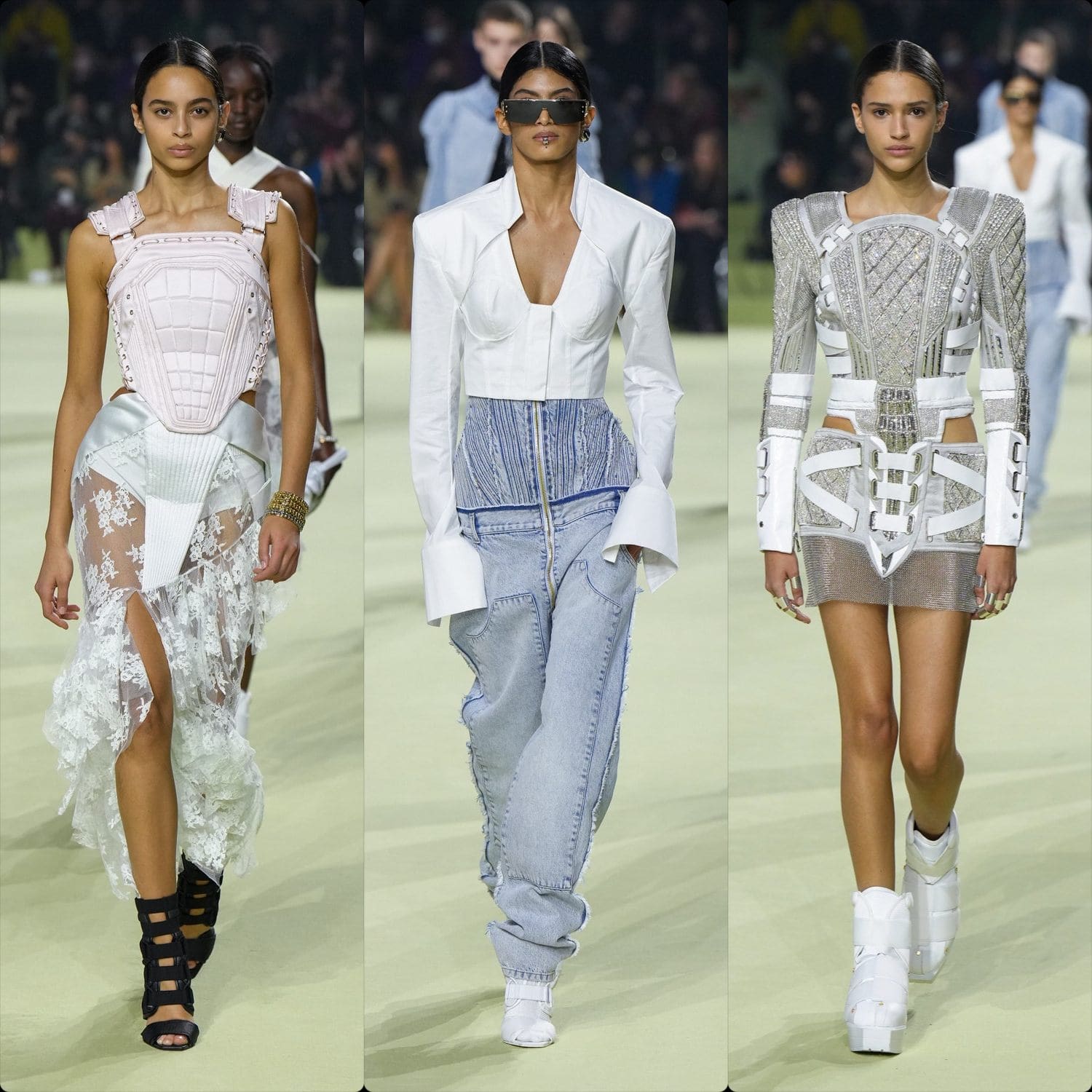 Balmain par Olivier Rousteing Automne Hiver 2022-2023 Paris Runway Magazine