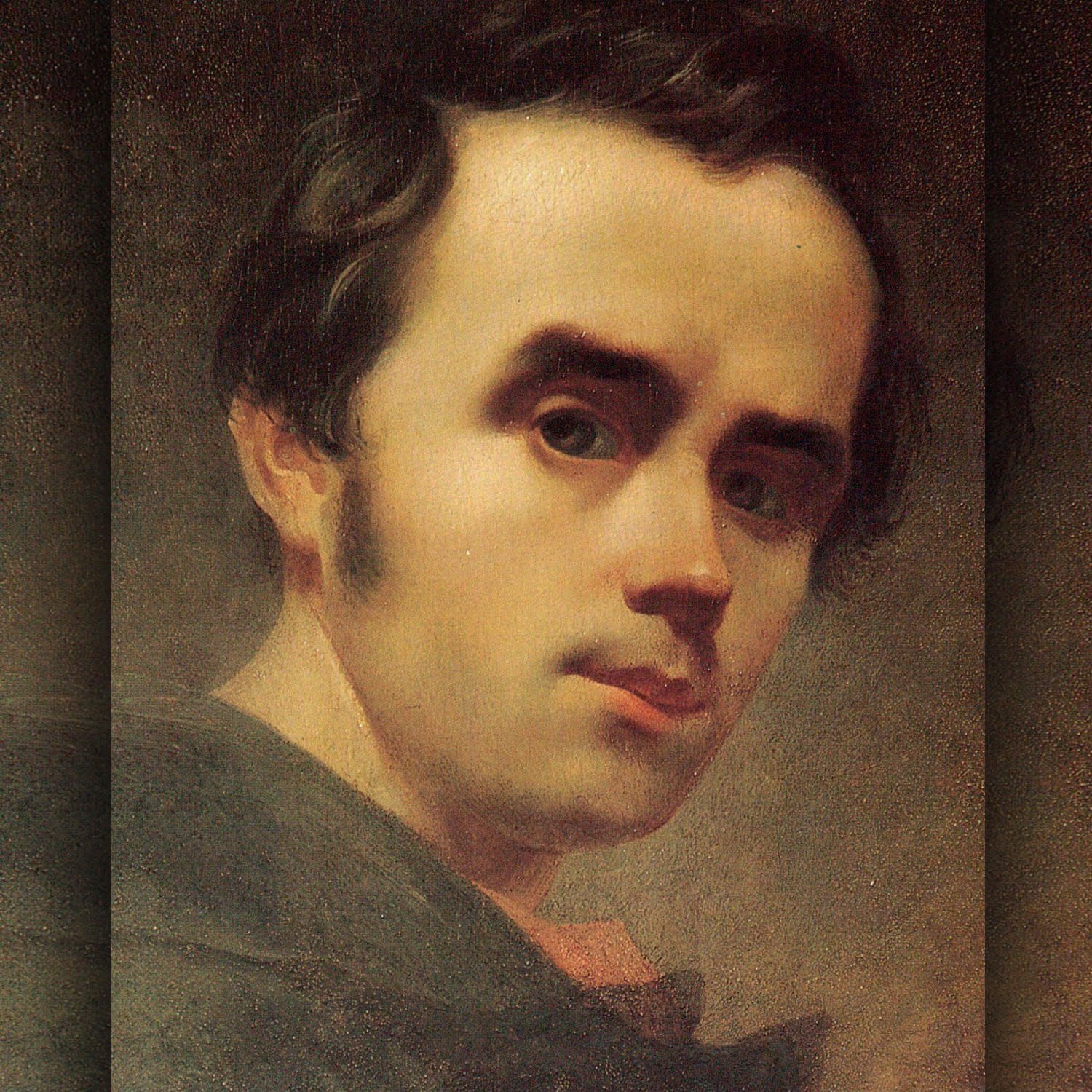 Taras Shevchenko Selbstporträt, Öl 1840