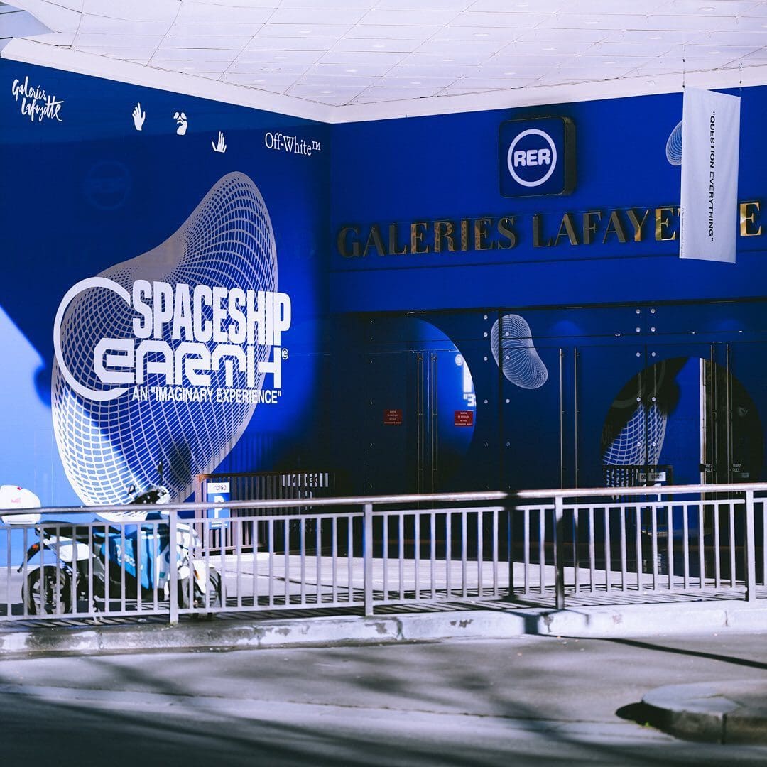 Projeto cultural Off-White e Galeries Lafayette com formação em skate