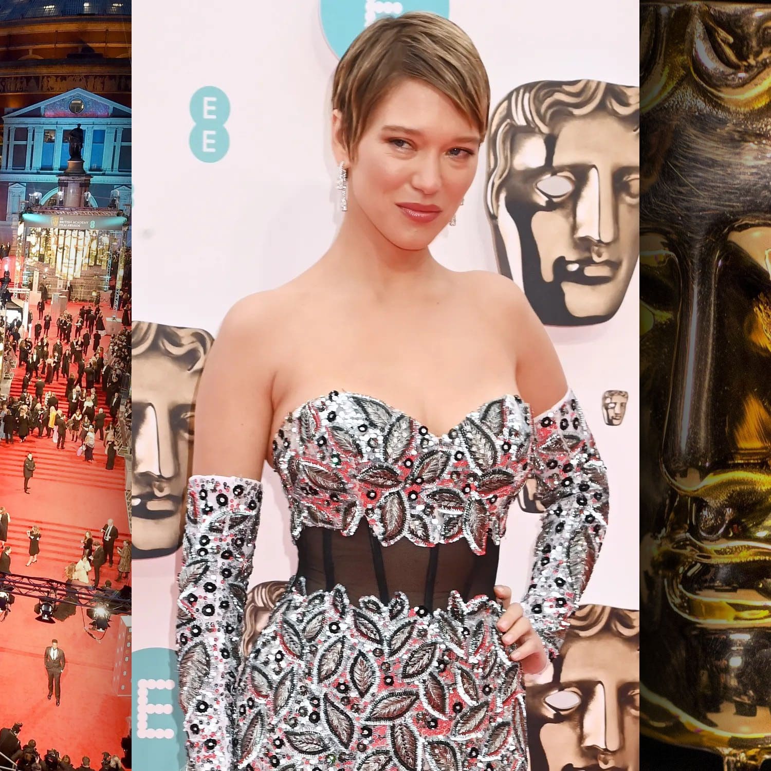 Lea Seydoux en Louis Vuitton en los premios BAFTA 2022 por RUNWAY REVISTA