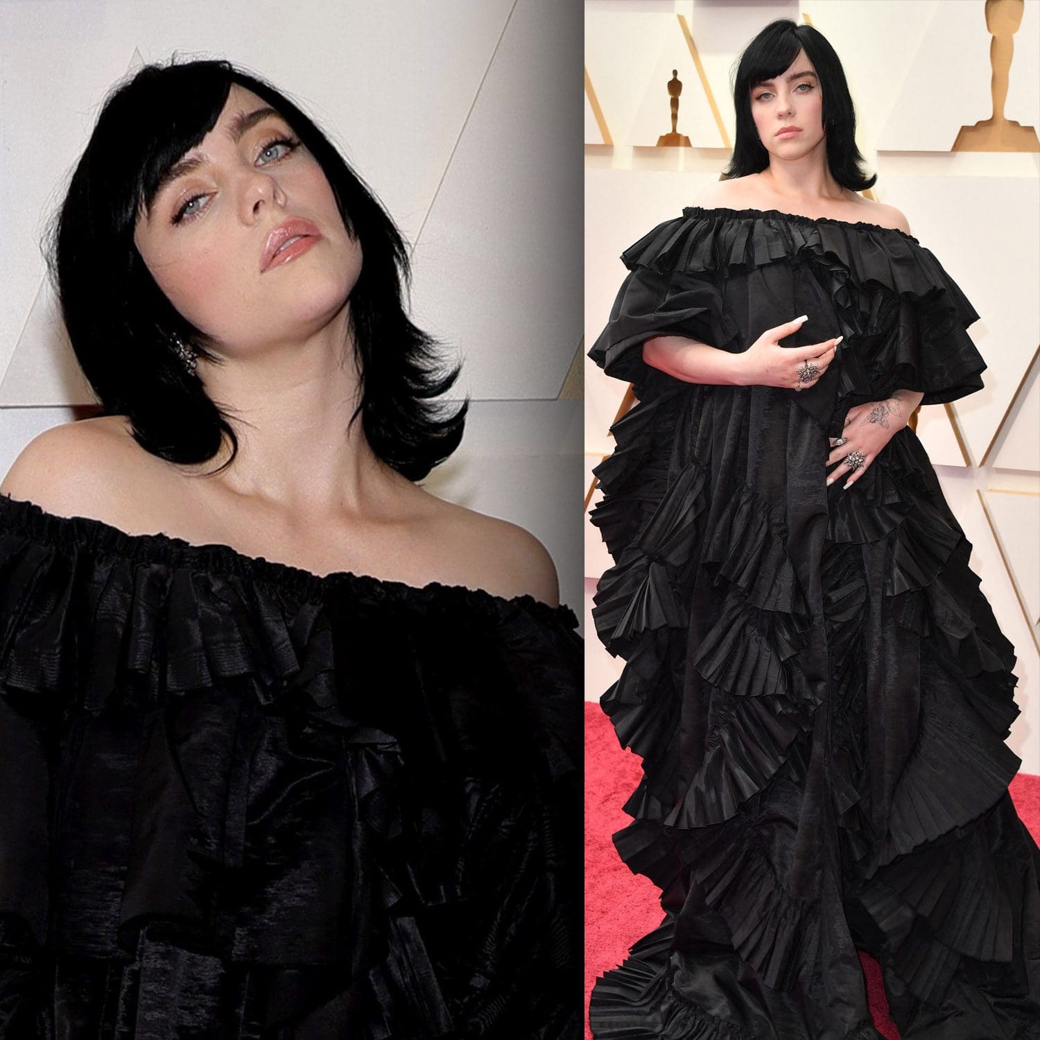 Billie Eilish viste Gucci en los Oscar 2022 Runway Revista
