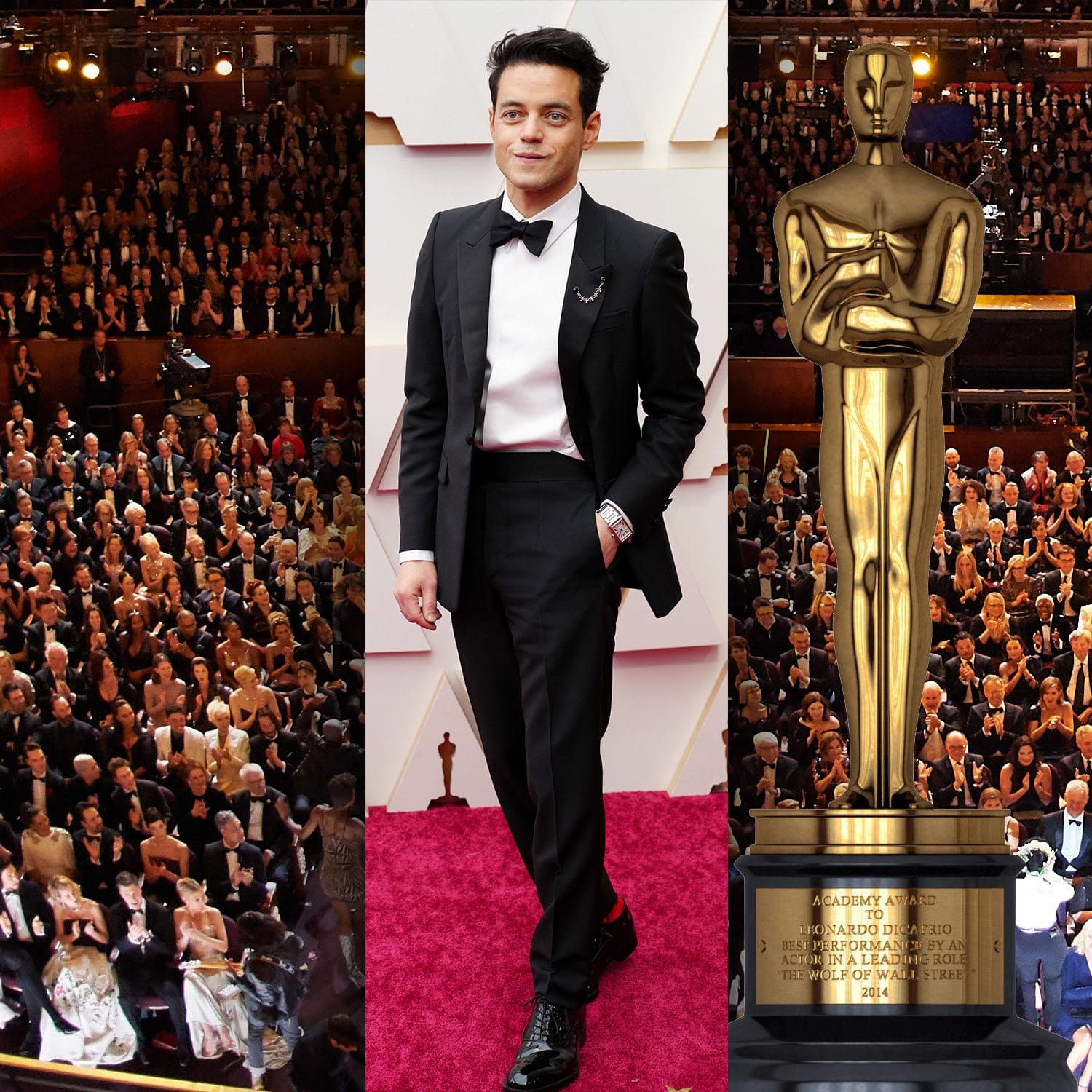 Rami Malek asiste a los Oscar 2022 Runway Revista