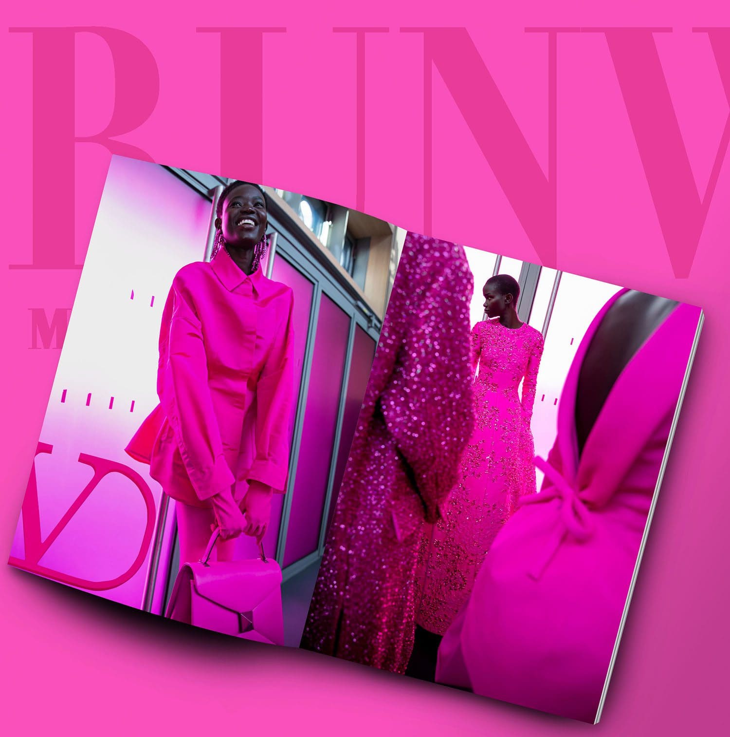 华伦天奴粉色特别款 Issue 2022-2023 年秋季 Runway 杂志