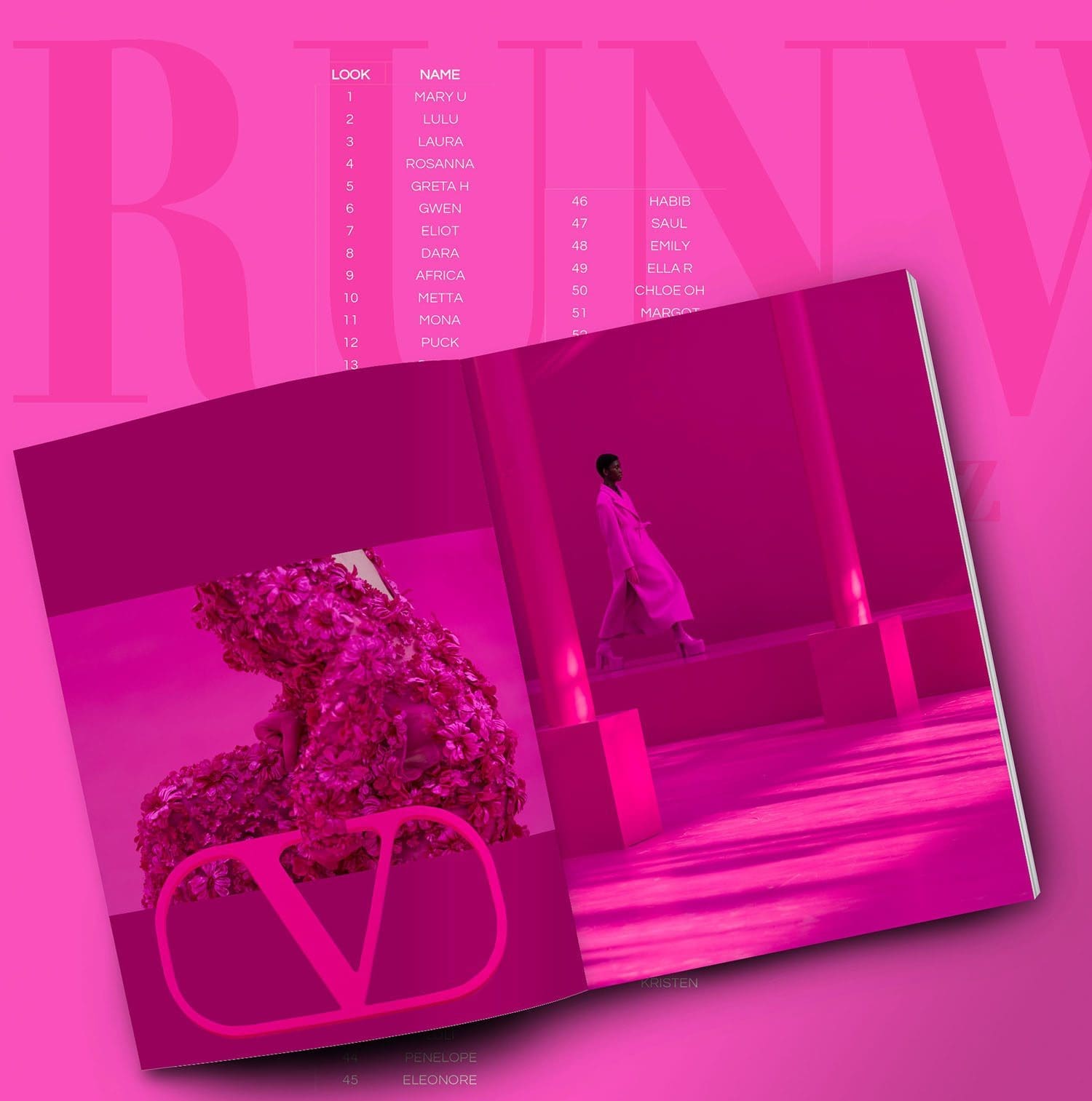 Valentino Pink special Issue Fall 2022-2023 Runway Magazine