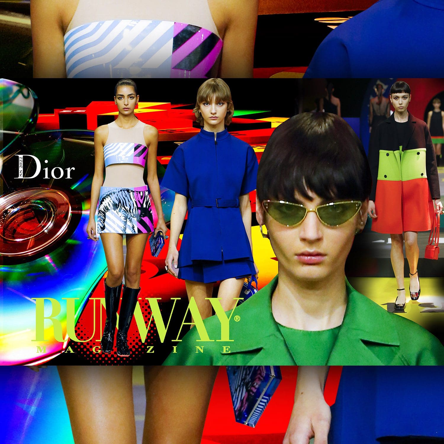 ディオール春夏2022年 Runway Magazineに