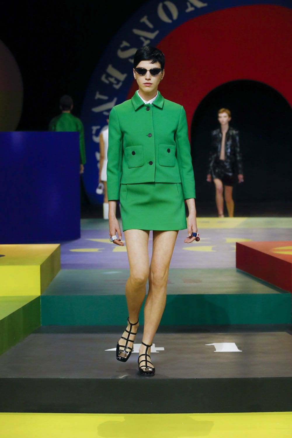 2022年春夏ディオールのグリーンルック Runway Magazineに