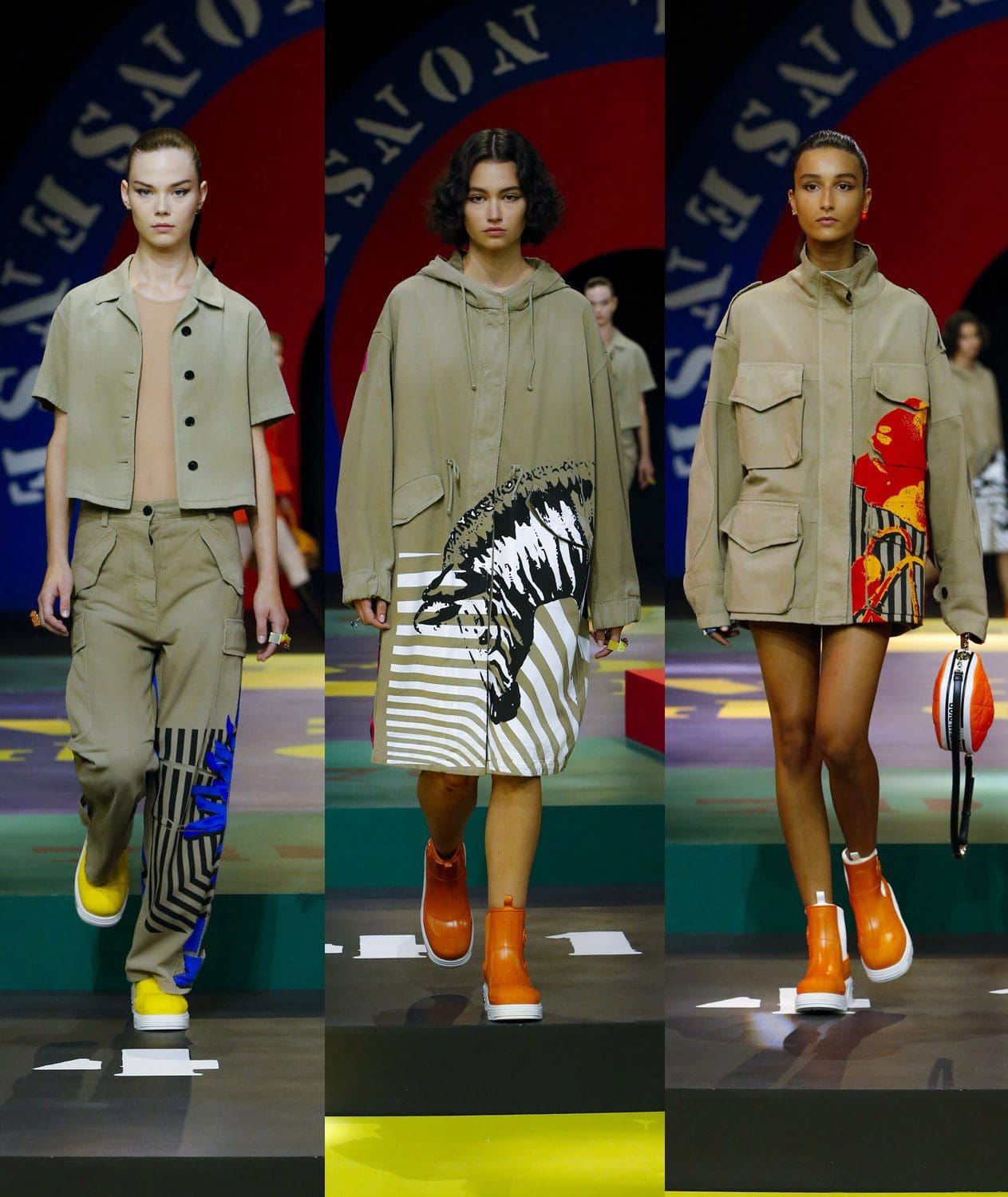 ディオールのサファリルック2022年春夏 Runway Magazineに