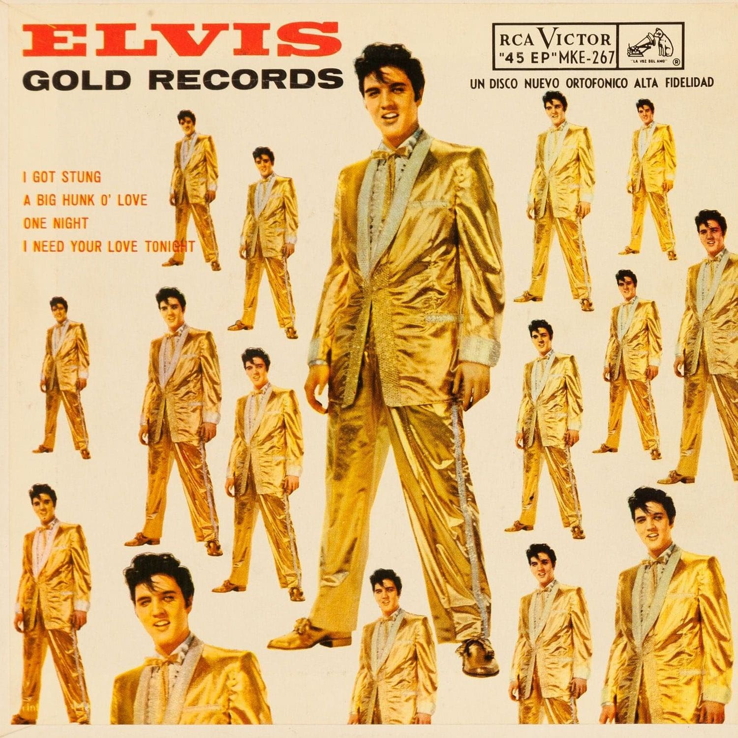 Elvis Presley Nudie 的西装 - 金唱片封面