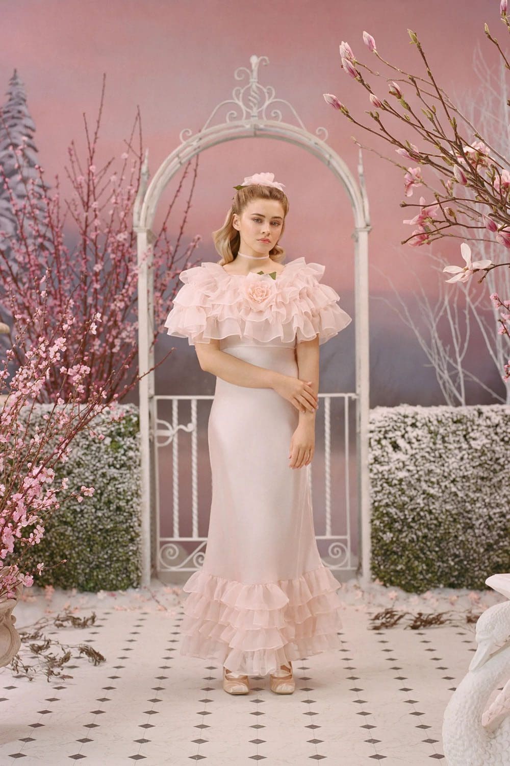 Rodarte осень-зима 2022 2023 дизайн Кейт и Лауры Малливи, фото Дарьи Кобаяши Рич runway журнал (27)