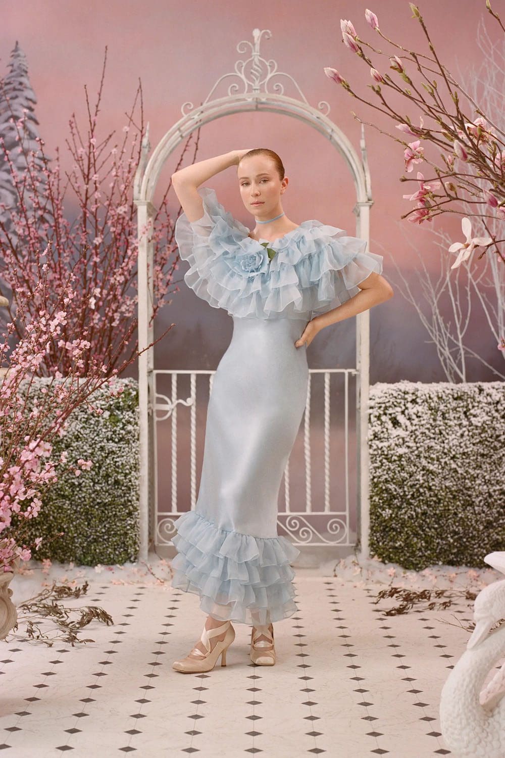 Rodarte осень-зима 2022 2023 дизайн Кейт и Лауры Малливи, фото Дарьи Кобаяши Рич runway журнал (51)