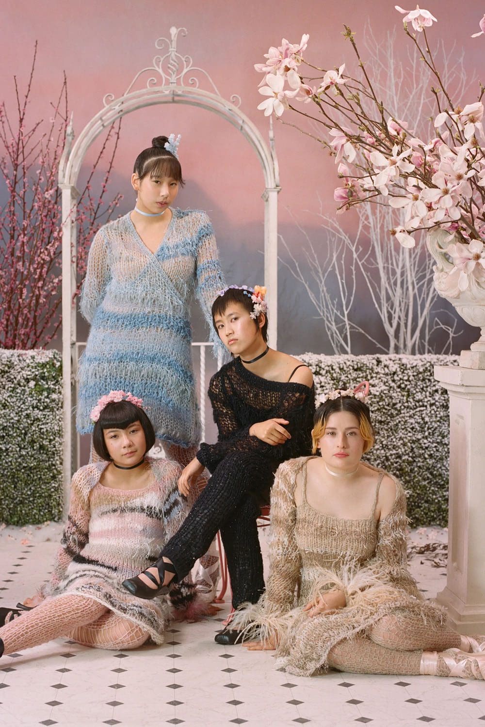 Rodarte осень-зима 2022 2023 дизайн Кейт и Лауры Малливи, фото Дарьи Кобаяши Рич runway журнал (53)