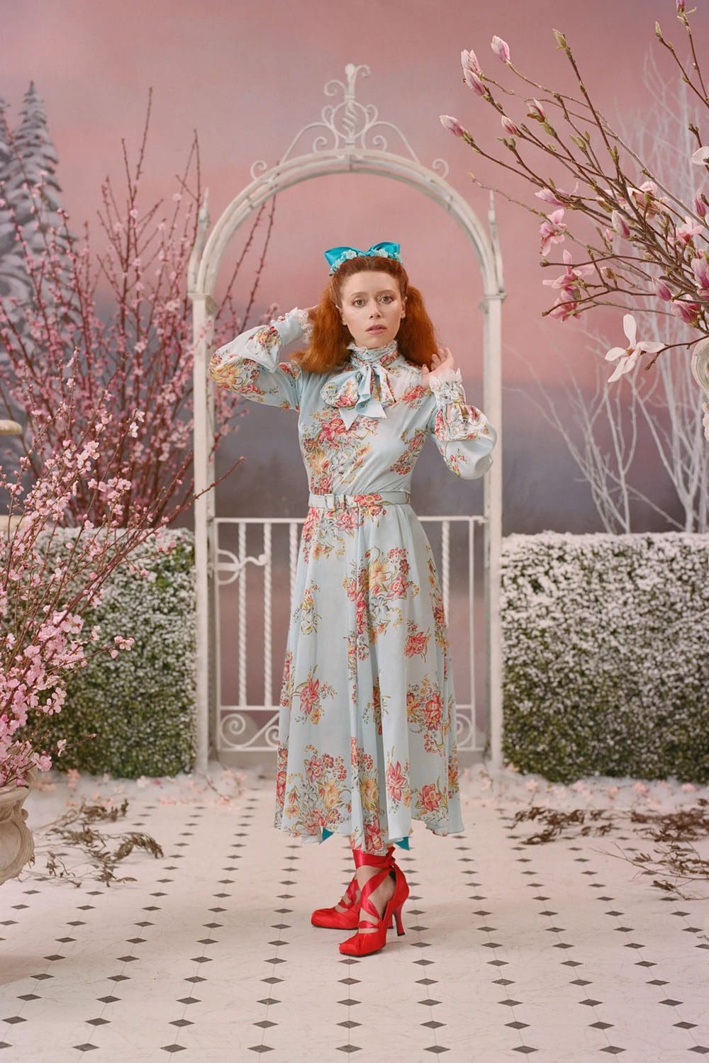 Rodarte осень-зима 2022 2023 дизайн Кейт и Лауры Малливи, фото Дарьи Кобаяши Рич runway журнал (60)
