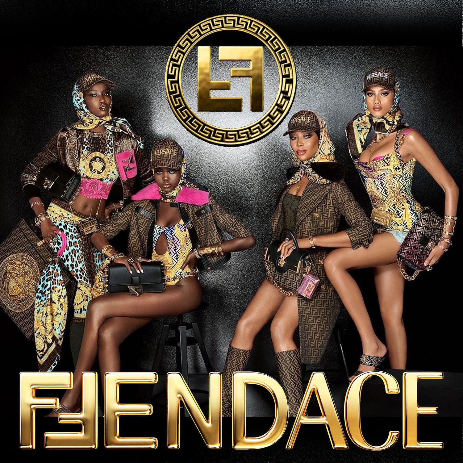 Fendace — коллаборация Fendi Versace — май 2022 г. Runway Журнал