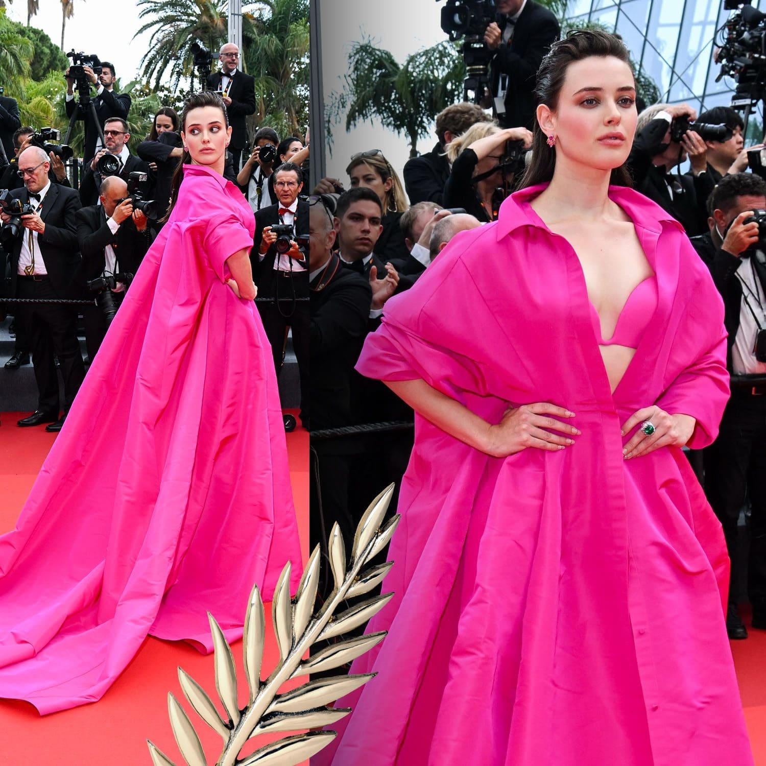 Katherine Langford in Valentino Pink PP a Cannes 2022 Runway Magazine