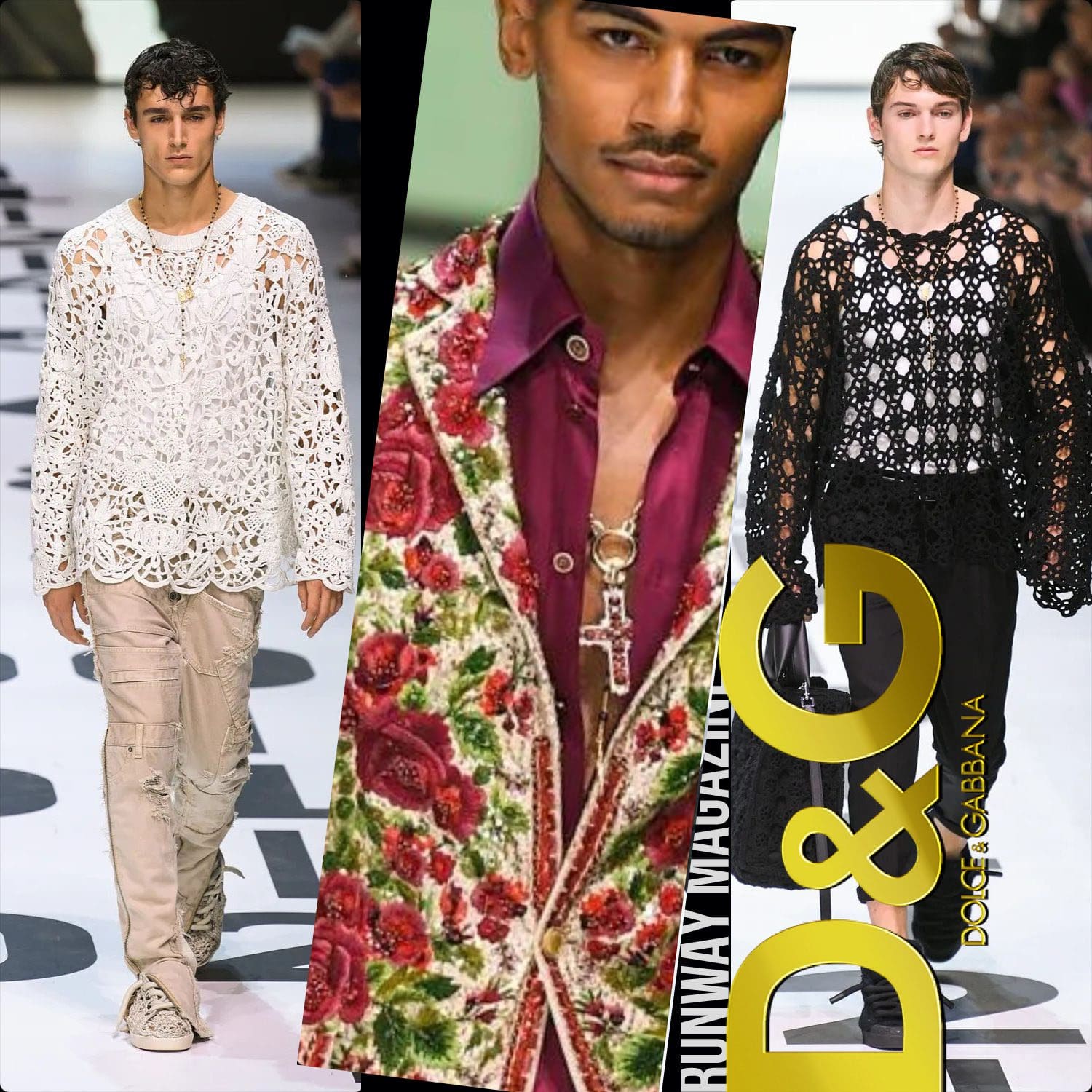Dolce Gabbana Men Весна Лето 2023 Runway Журнал