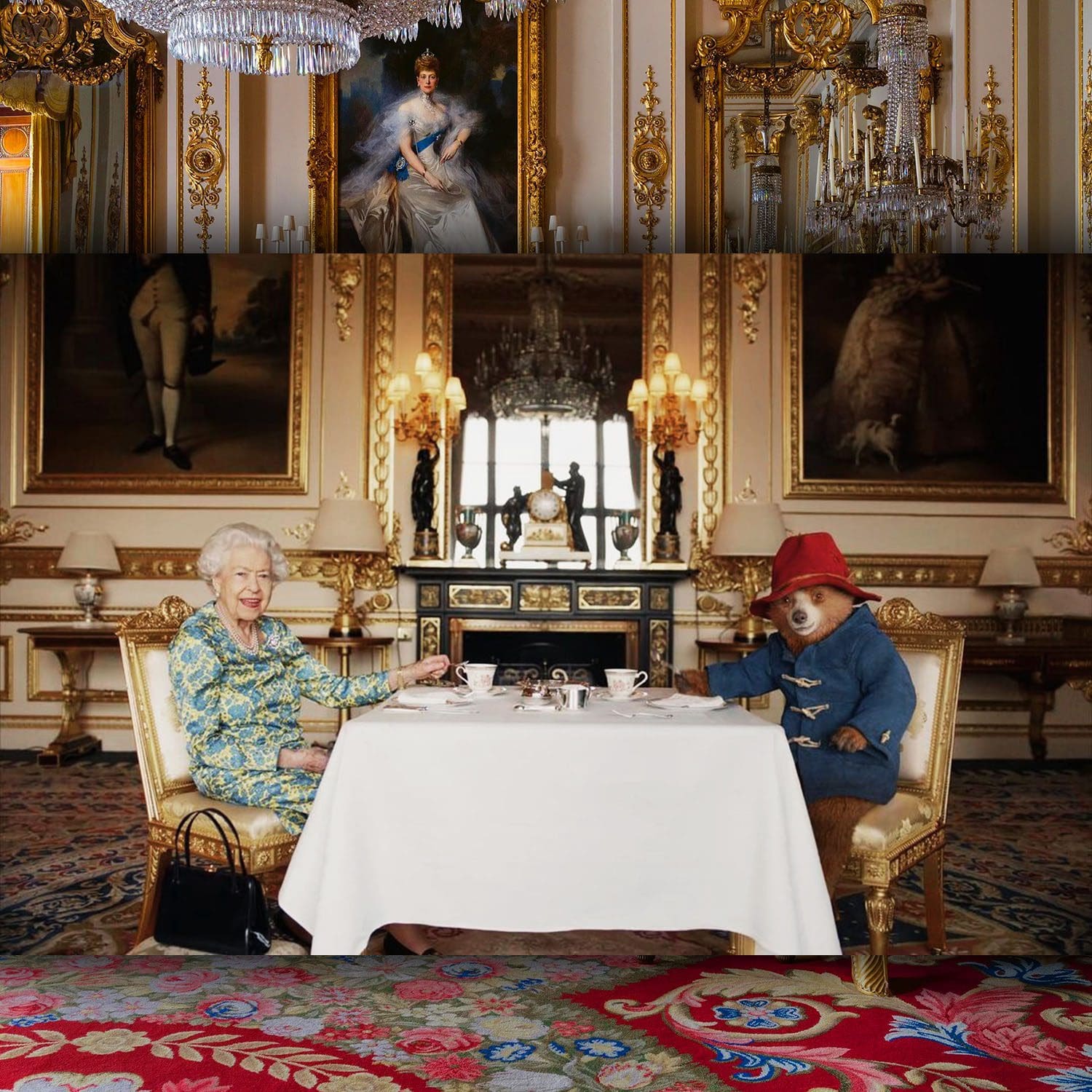 What Queen keeps in her handbag - The Queen and Paddington Bear - Platinum Jubilee