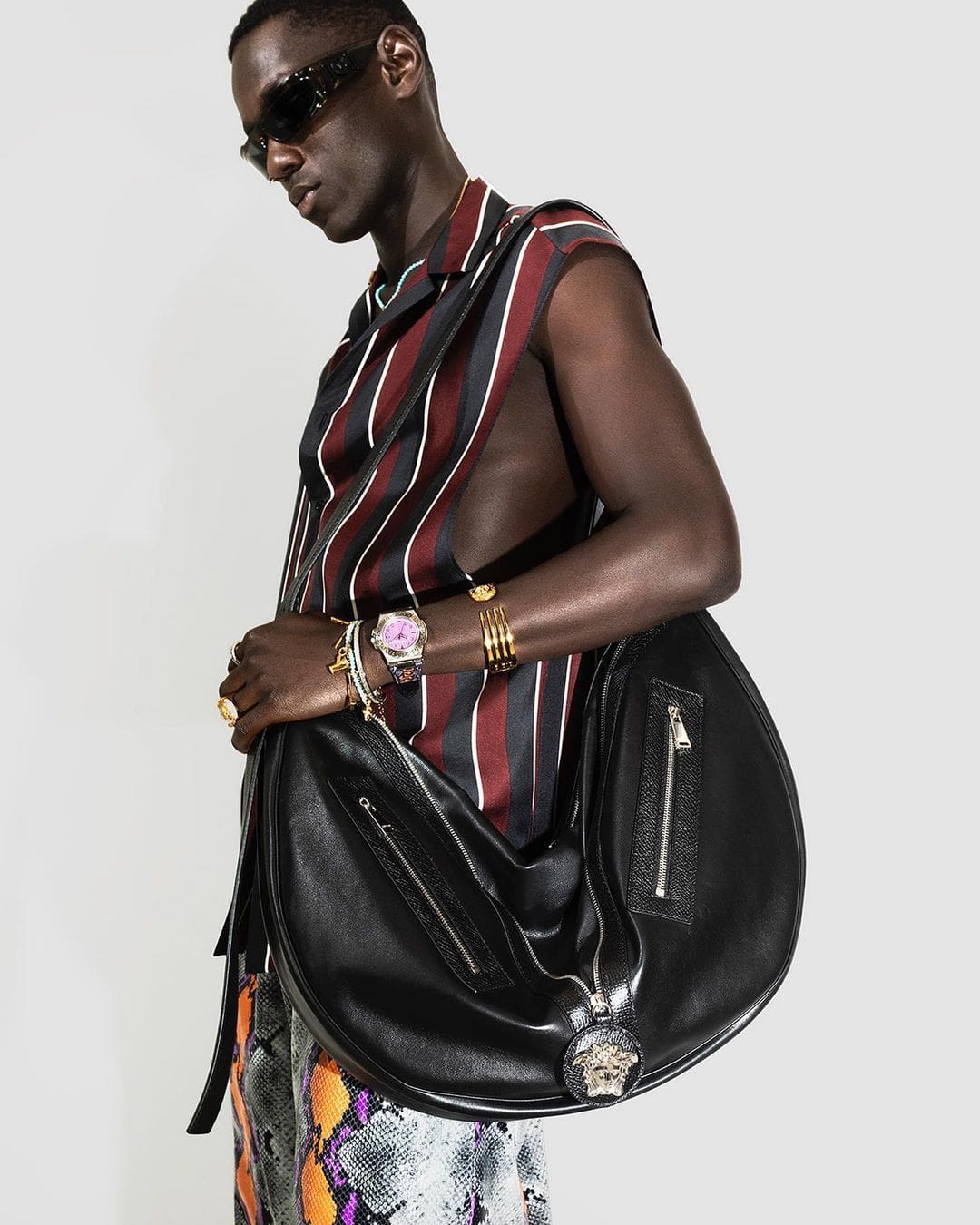 Versace Men Spring Summer 2023 Runway Magazine Close up