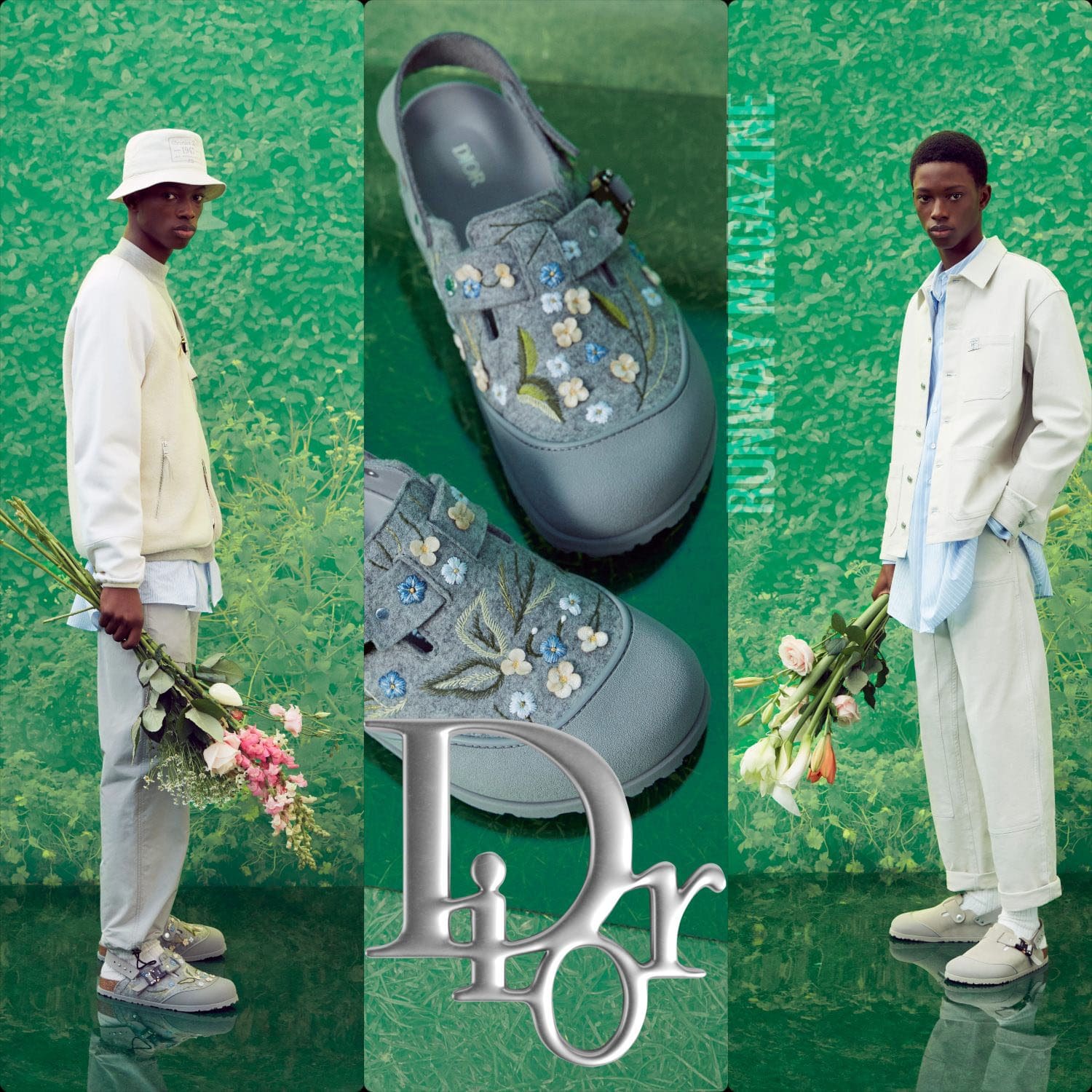 Dior and Birkenstock collaboration by RUNWAY MAGAZINE