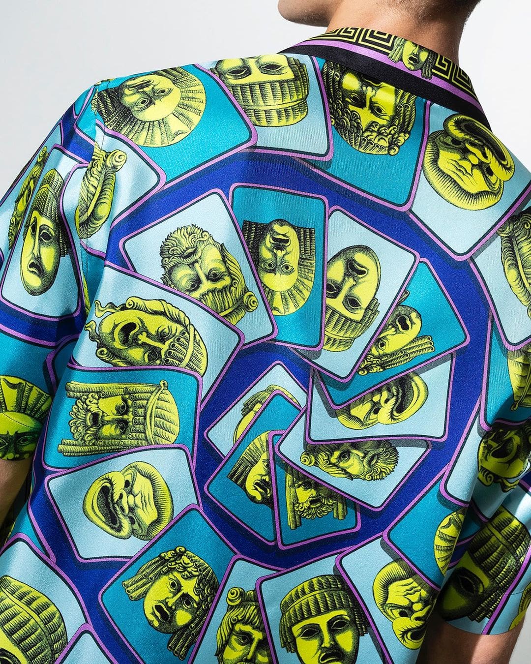 Versace Men Spring Summer 2023 Runway Magazine Close up