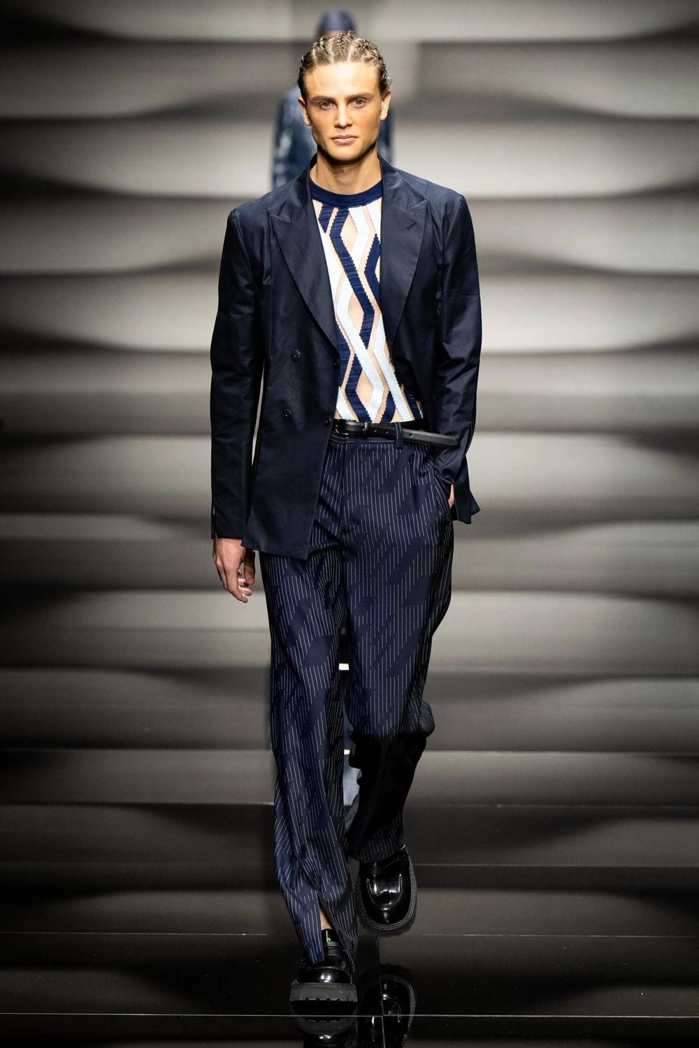 Emporio Armani Hombre Primavera Verano 2023 Runway Revista