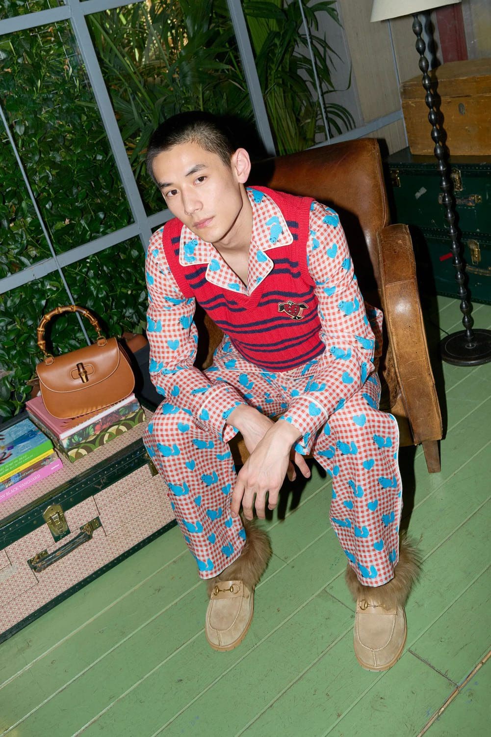 Gucci 哈哈哈合作 Runway 杂志