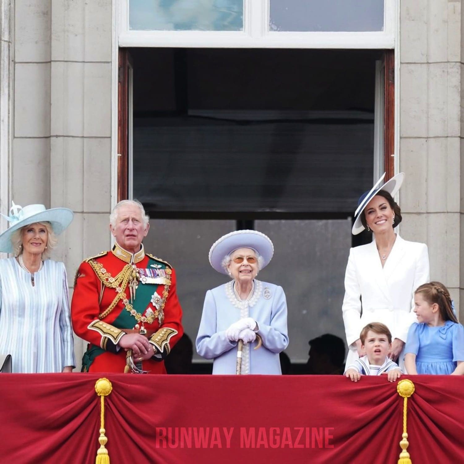 Famiglia reale al 70° Giubileo di platino della Regina Elisabetta II di RUNWAY MAGAZINE